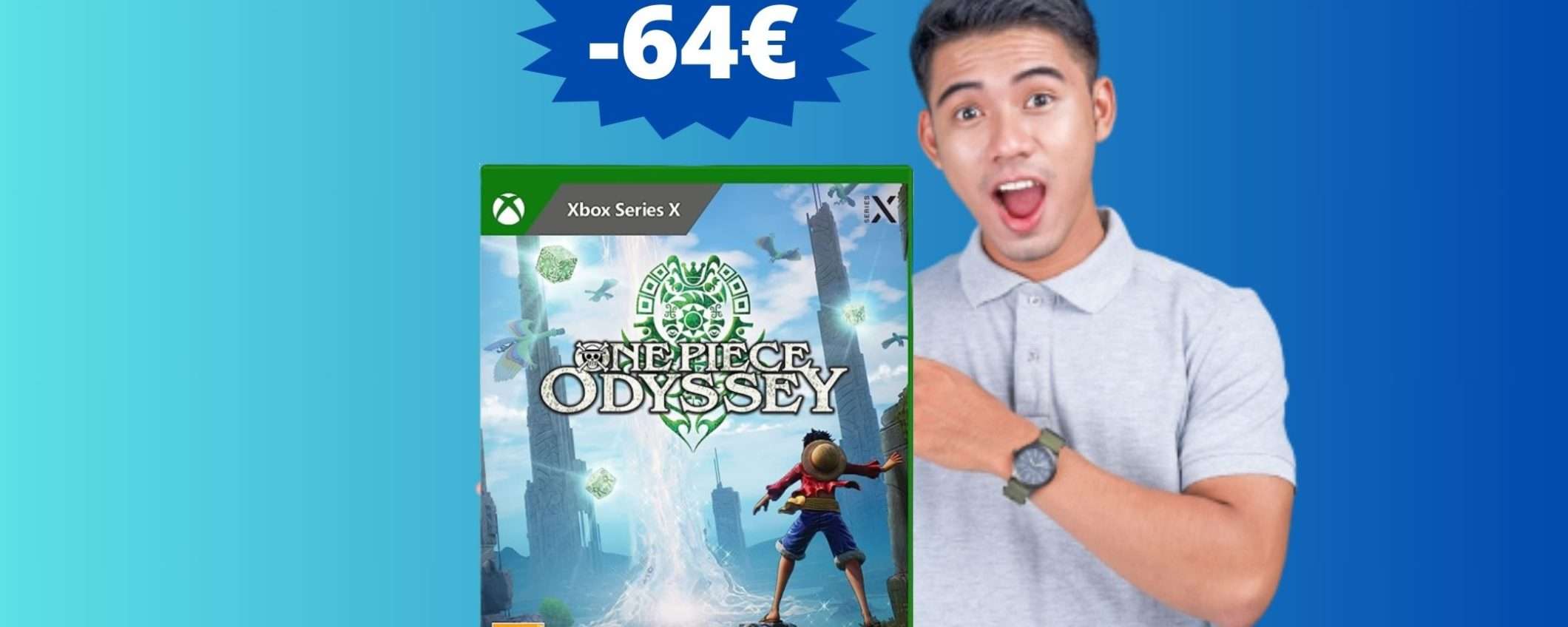 ONE PIECE ODYSSEY per Xbox X: sconto IMBARAZZANTE del 64% ONE PIECE ODYSSEY per Xbox X: sconto IMBARAZZANTE del 64%