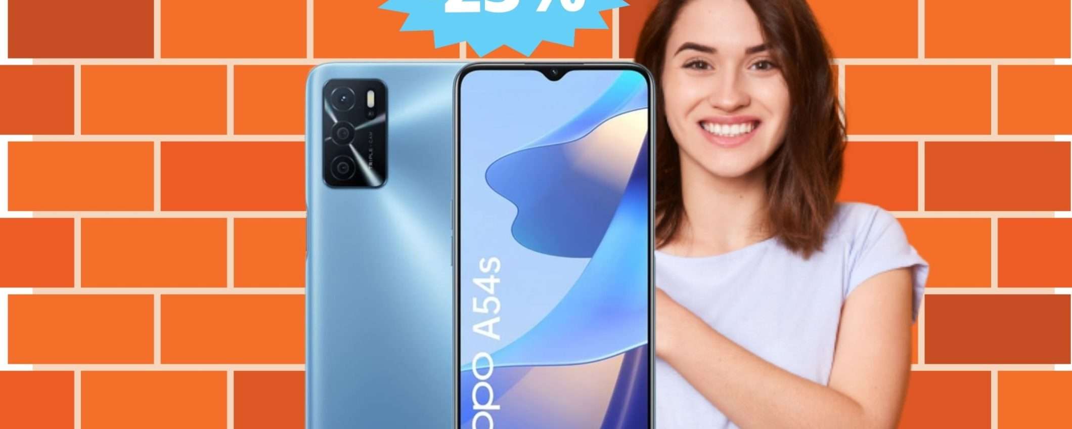 OPPO A54s: difficile trovare di meglio a questo PREZZO (-23%) OPPO A54s: difficile trovare di meglio a questo PREZZO (-23%)