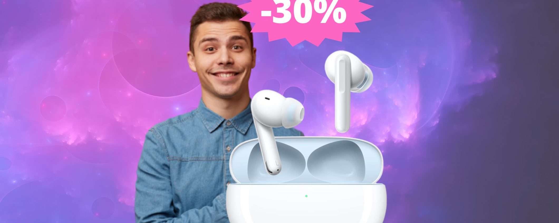 OPPO Enco Free2i: MEGA sconto del 30% su Amazon OPPO Enco Free2i: MEGA sconto del 30% su Amazon