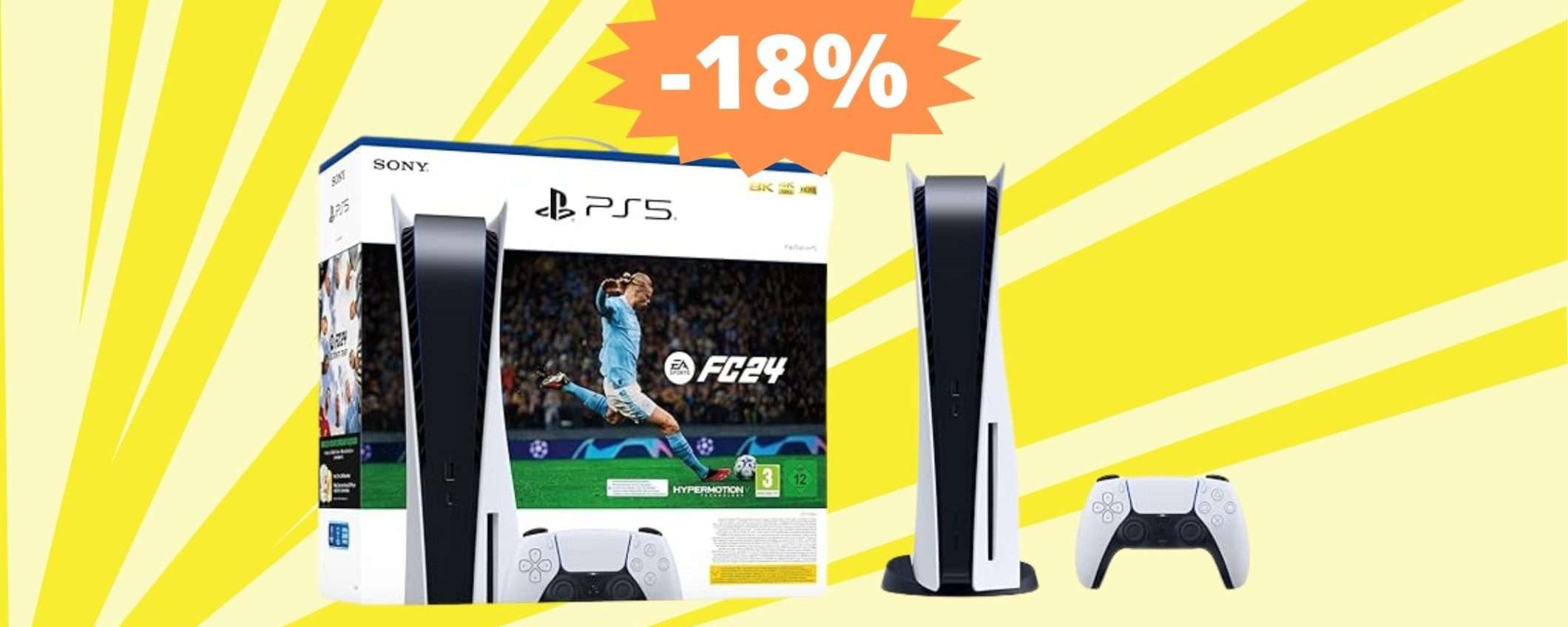 PlayStation 5 Standard + EA FC24: ad un PREZZO mai visto prima PlayStation 5 Standard + EA FC24: ad un PREZZO mai visto prima