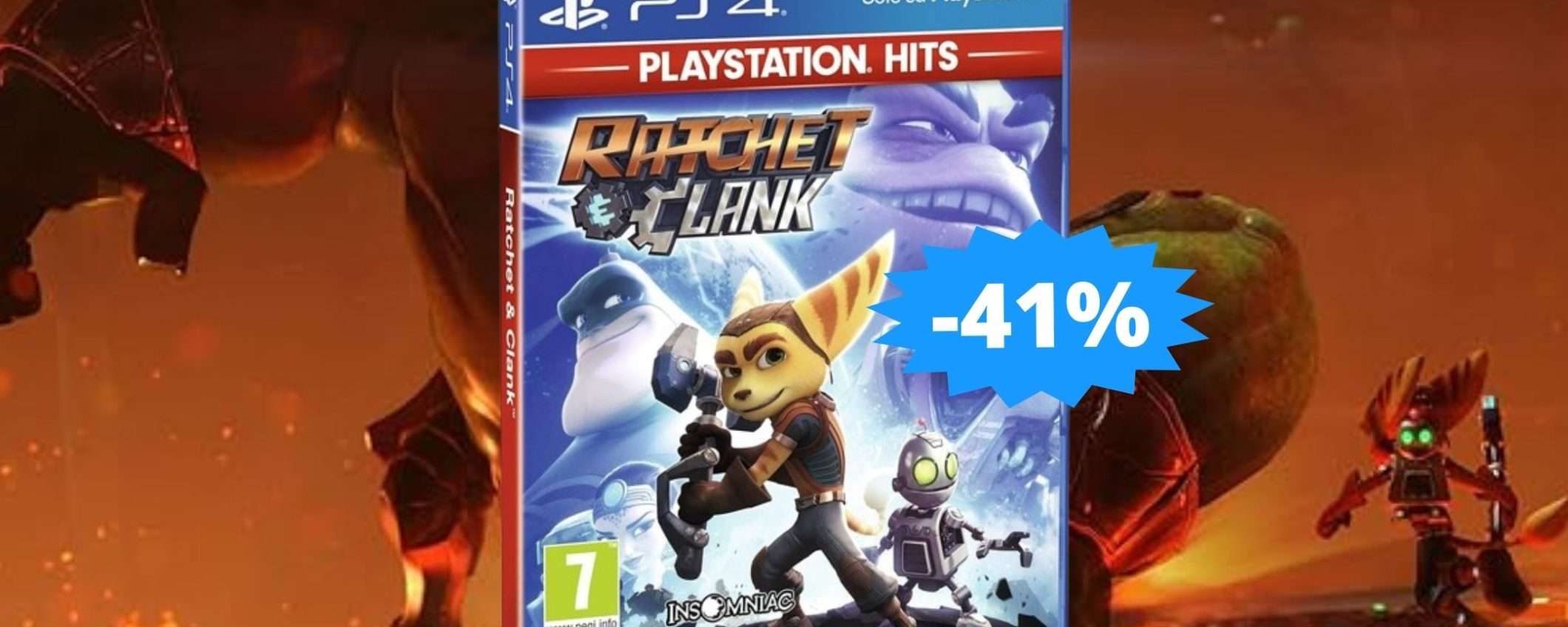 Ratchet & Clank PS4: AFFARE Black Friday delle ultime ore (-41%) Ratchet & Clank PS4: AFFARE Black Friday delle ultime ore (-41%)
