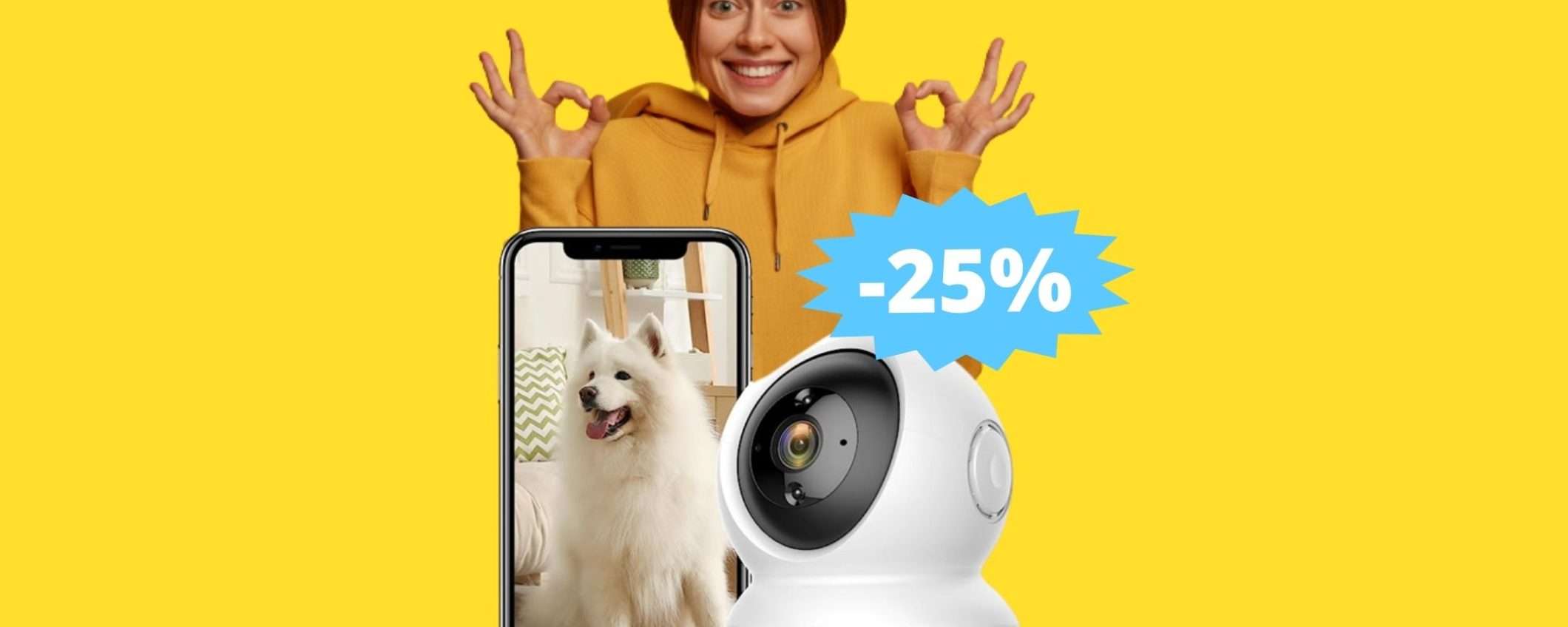 Telecamera interna EZVIZ C6N: SUPER sconto del 25% Telecamera interna EZVIZ C6N: SUPER sconto del 25%