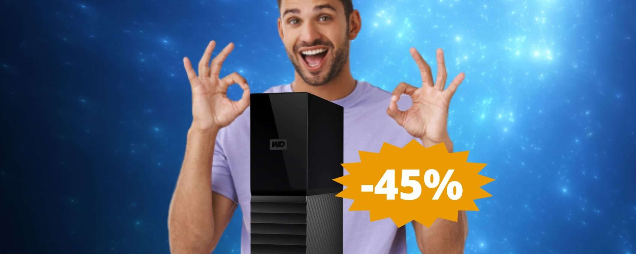 WD 6TB My Book: AFFARE incredibile per il Black Friday (-45%)