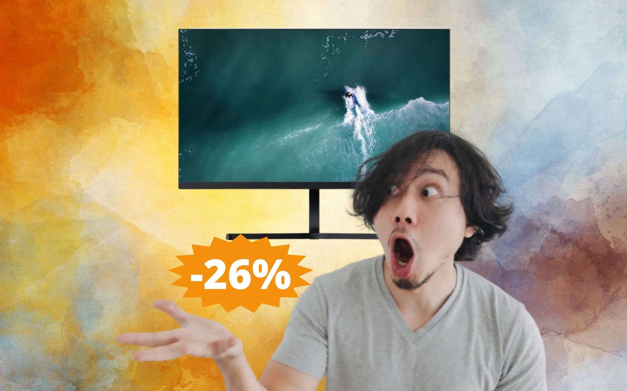 Xiaomi Mi Desktop Monitor 1C AFFARE imperdibile su Amazon