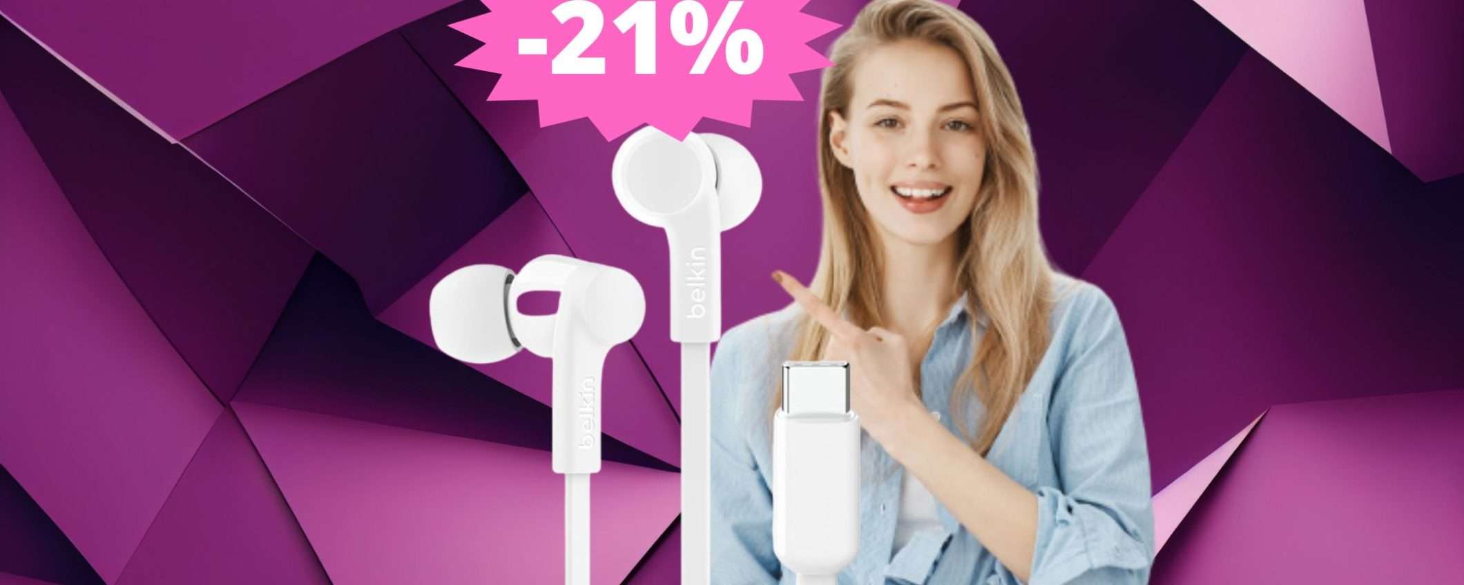 Auricolari Belkin SoundForm: alta qualità ad un prezzo RIDICOLO Auricolari Belkin SoundForm: alta qualità ad un prezzo RIDICOLO