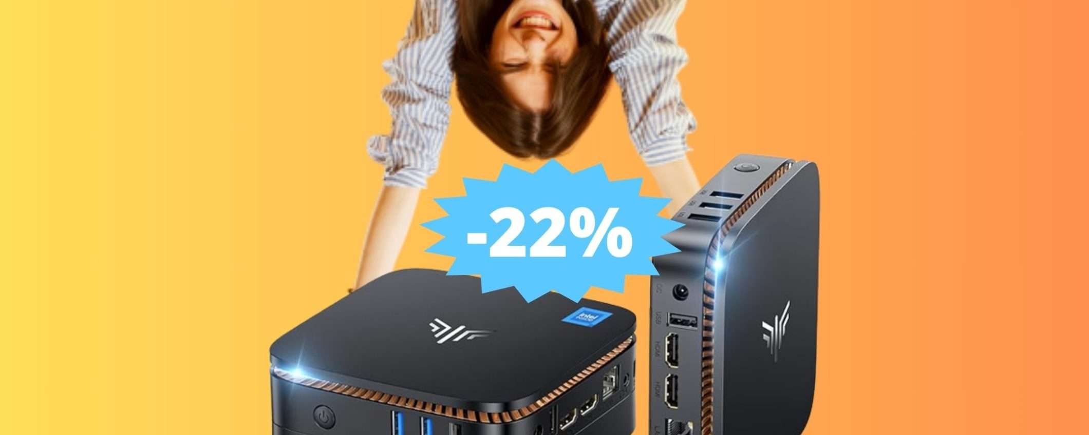 Mini PC NiPoGi: l'OCCASIONE del Black Friday (-22%) Mini PC NiPoGi: l'OCCASIONE del Black Friday (-22%)