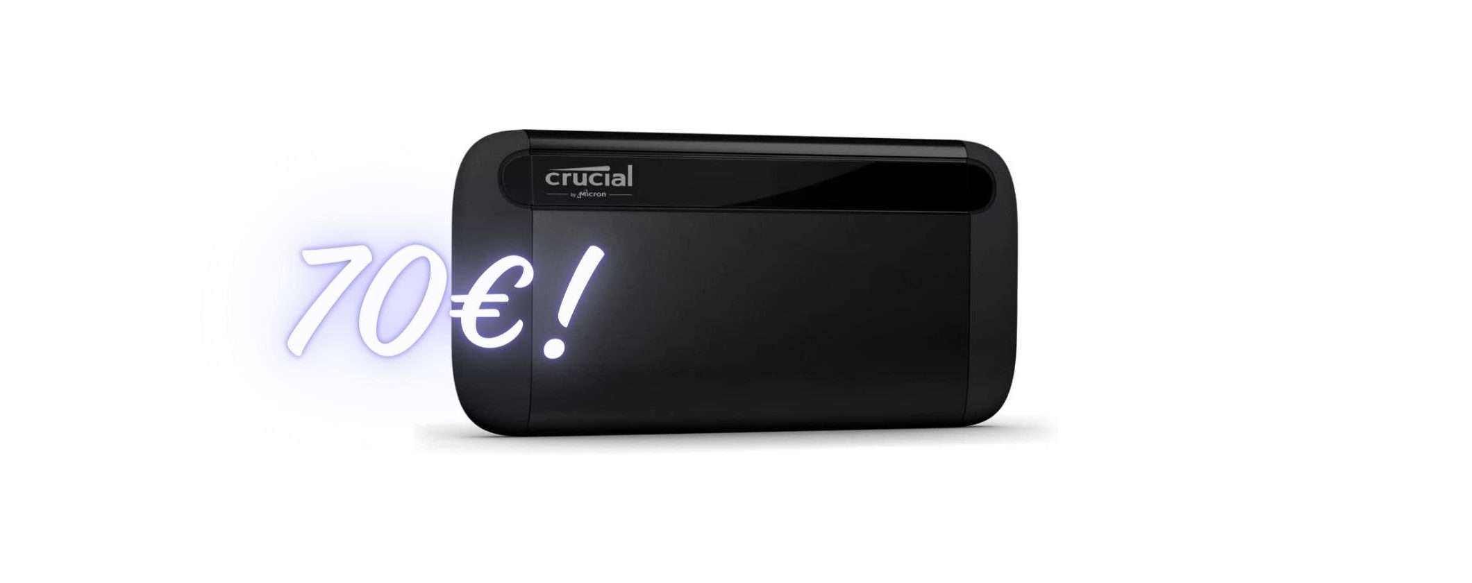 Crucial X8: il vero SSD Portatile 1TB a soli 70€