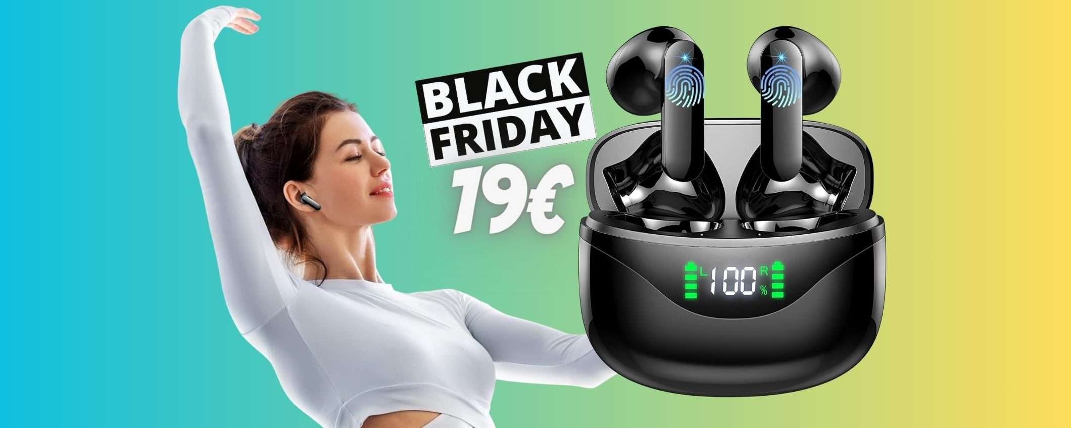 Cuffiette Bluetooth SPETTACOLARI a POCHISSIMO, 19€ circa Cuffiette Bluetooth SPETTACOLARI a POCHISSIMO, 19€ circa