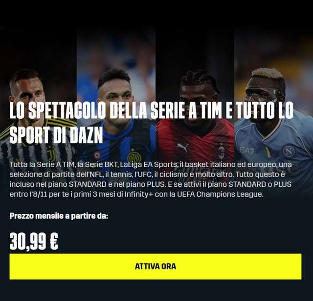 dazn offerta