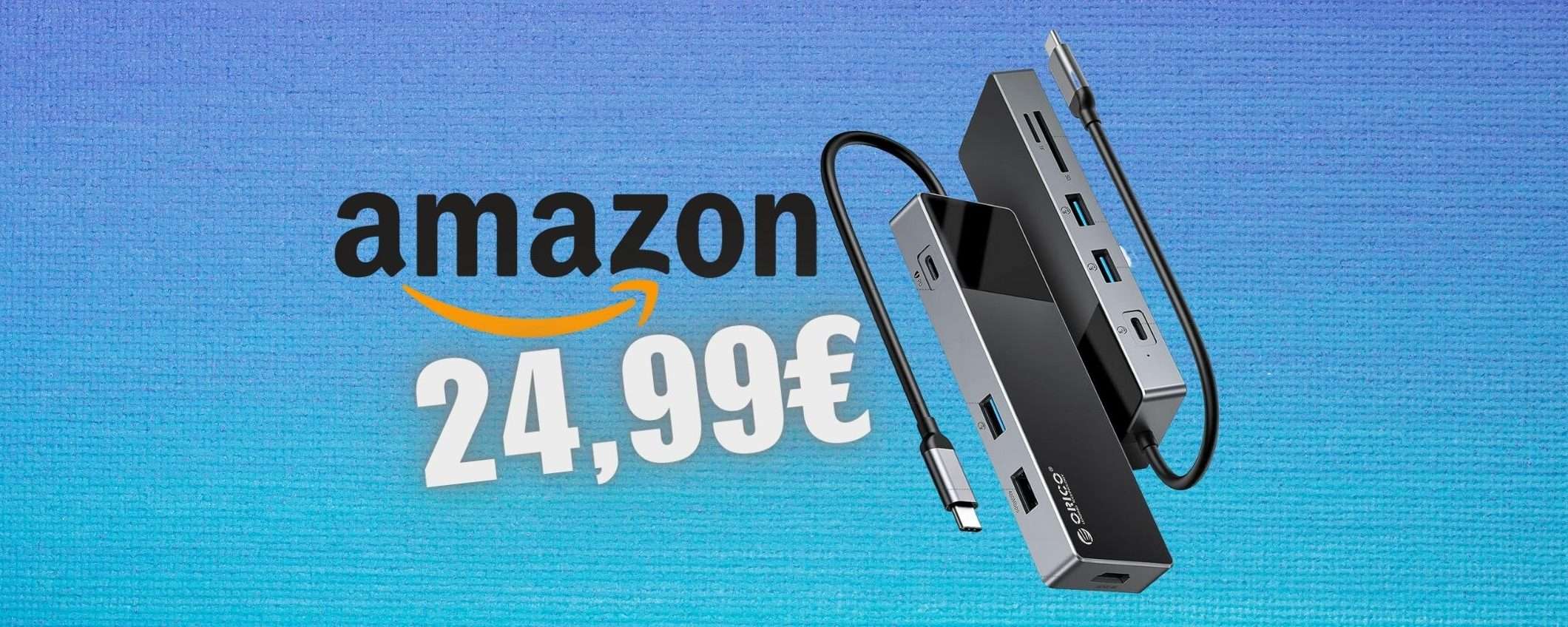 Docking Station 9 in 1 a METÀ PREZZO solo su Amazon (24,99€) Docking Station 9 in 1 a METÀ PREZZO solo su Amazon (24,99€)
