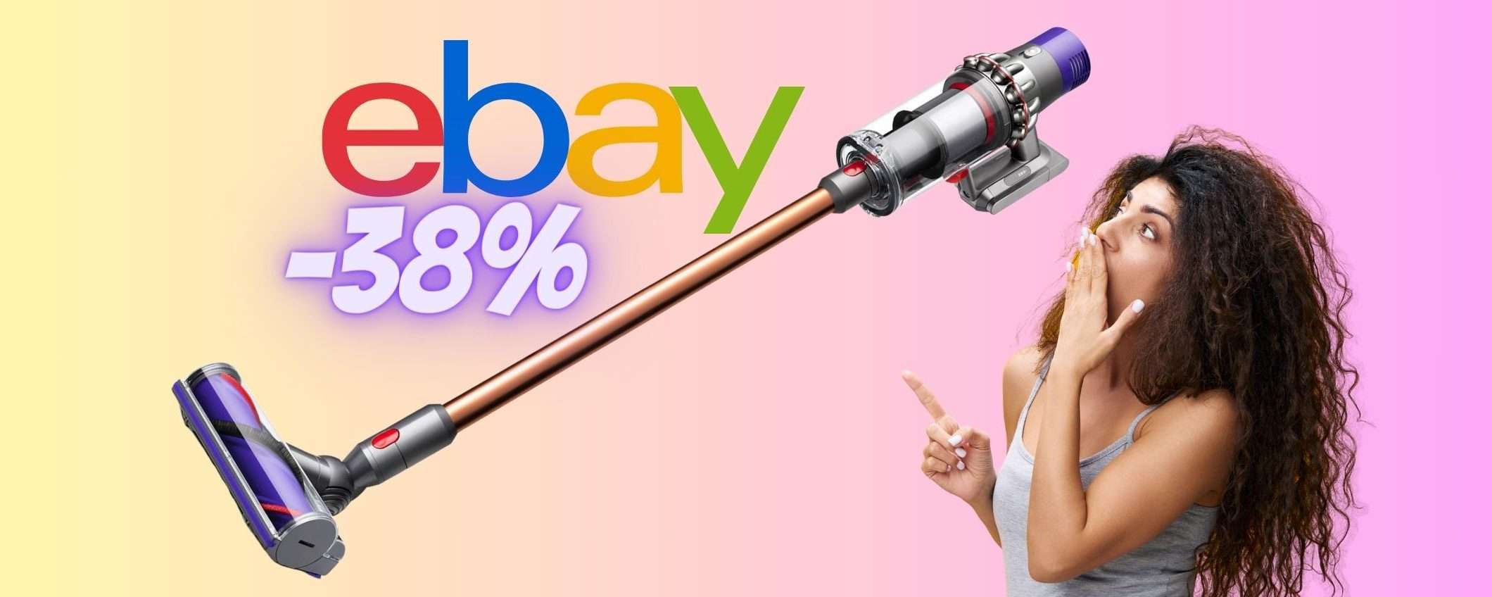 Dyson Cyclone V10 Absolute al 38% è un VERO AFFARE (eBay) Dyson Cyclone V10 Absolute al 38% è un VERO AFFARE (eBay)