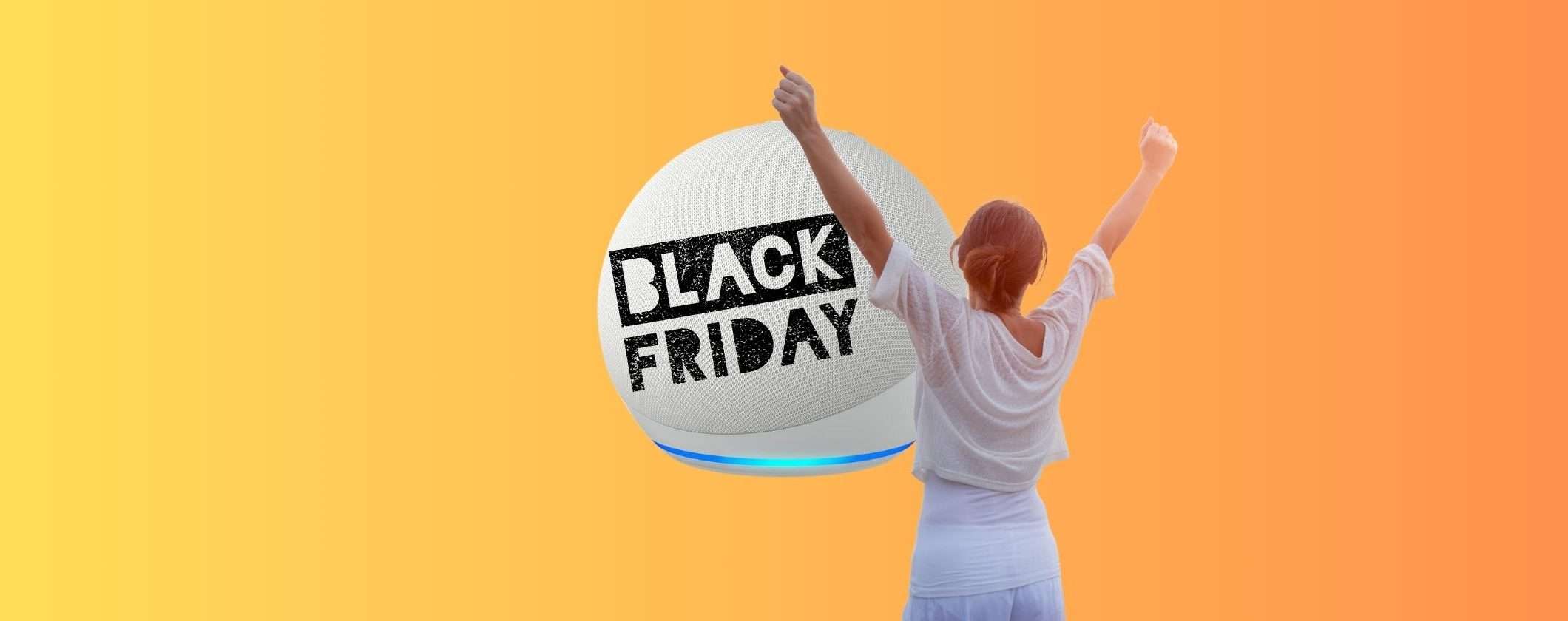 Echo Dot 5: solo 21€ per l'ultimo giorno di Black Friday Echo Dot 5: solo 21€ per l'ultimo giorno di Black Friday