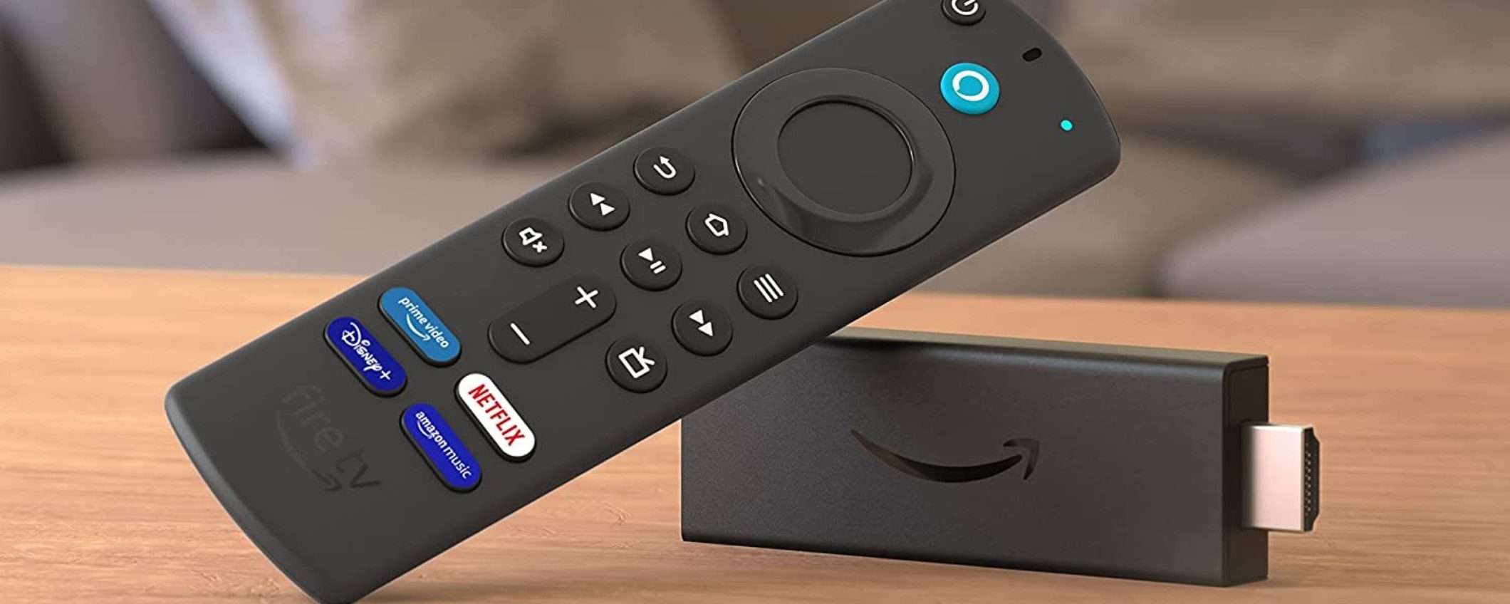 Fire TV Stick a 24€ su Amazon: 5 modi in cui RIVOLUZIONERÀ la tua TV (-47%) Fire TV Stick a 24€ su Amazon: 5 modi in cui RIVOLUZIONERÀ la tua TV (-47%)