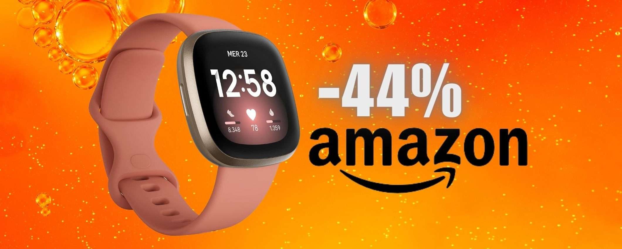 Fitbit Versa 3 al MINIMO STORICO su Amazon, SCONTO del 44% Fitbit Versa 3 al MINIMO STORICO su Amazon, SCONTO del 44%