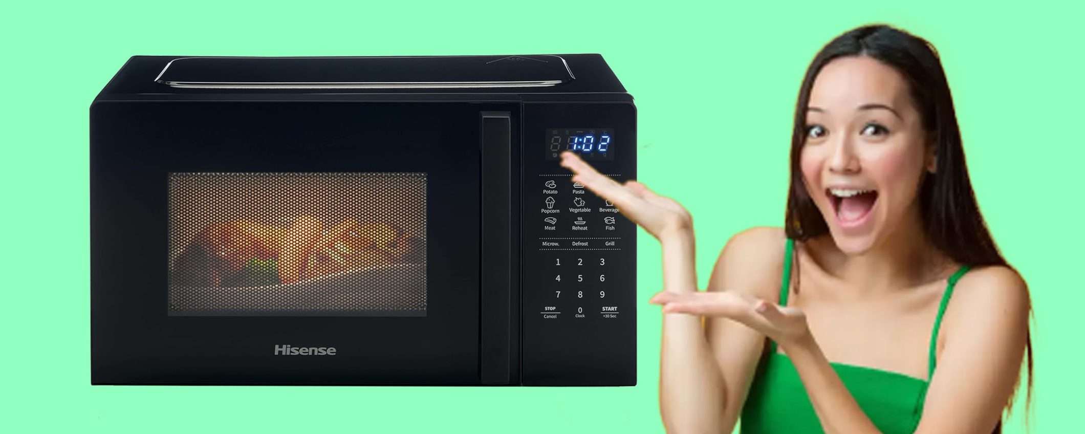 Forno a microonde da 20 litri Hisense: offerta Black Friday del 44% Forno a microonde da 20 litri Hisense: offerta Black Friday del 44%