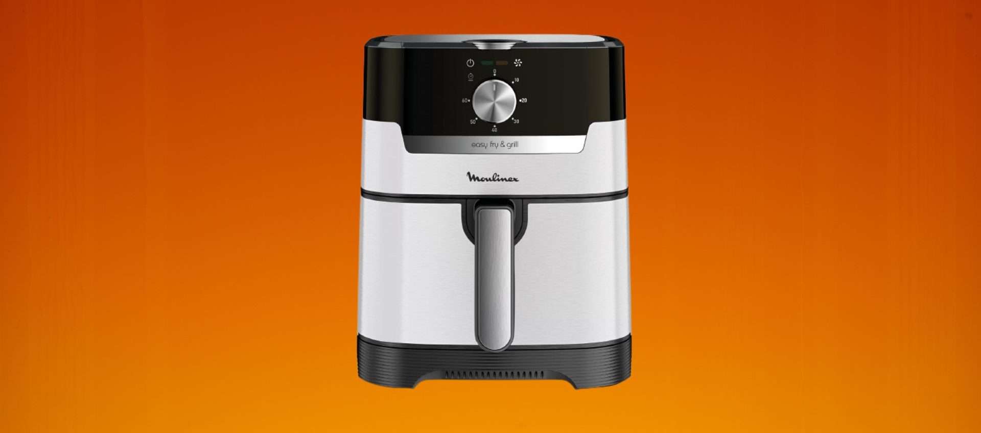 Friggitrice ad aria con grill della Moulinex in offerta: prezzo in frantumi Friggitrice ad aria con grill della Moulinex in offerta: prezzo in frantumi