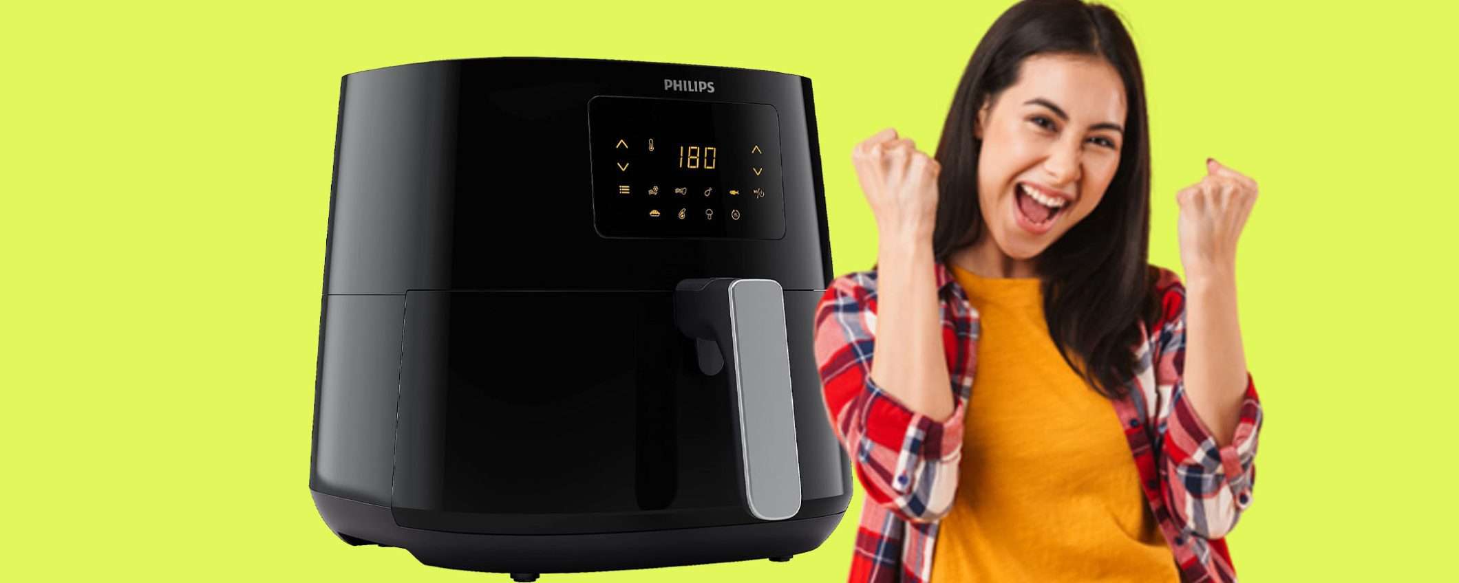 Friggitrice ad aria Philips XL in sconto BOMBA con il Black Friday Friggitrice ad aria Philips XL in sconto BOMBA con il Black Friday