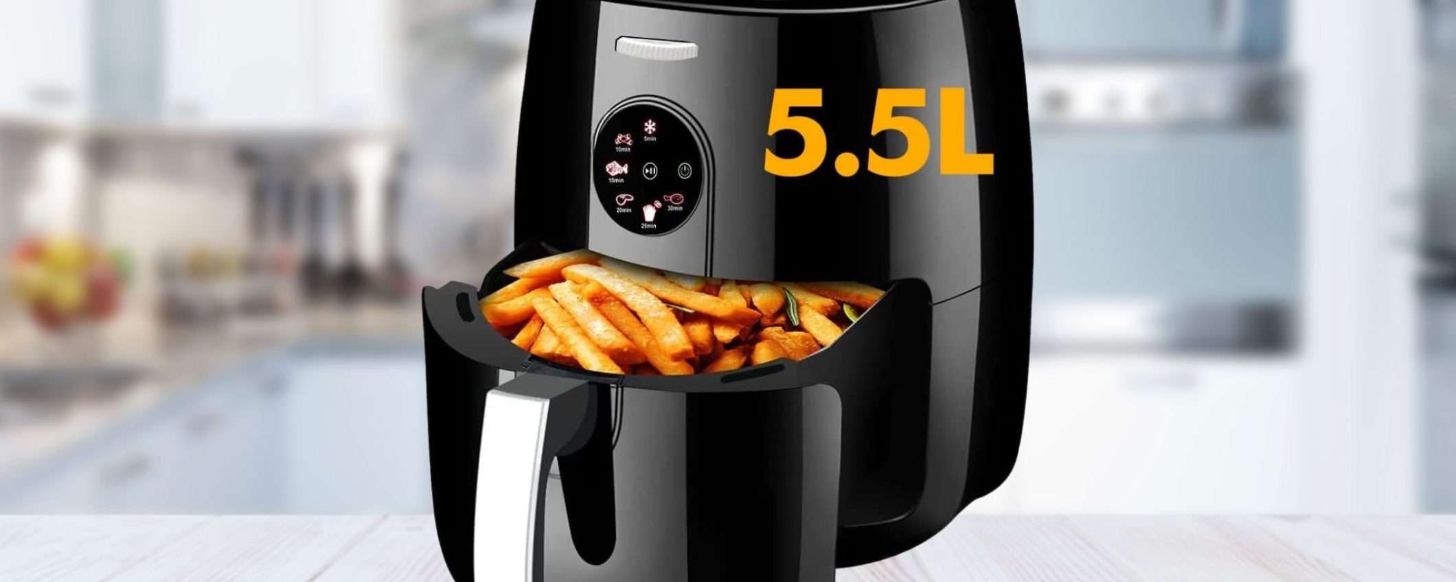 Friggitrice ad aria XXL a 59€: FINALMENTE i fornelli restano spenti Friggitrice ad aria XXL a 59€: FINALMENTE i fornelli restano spenti