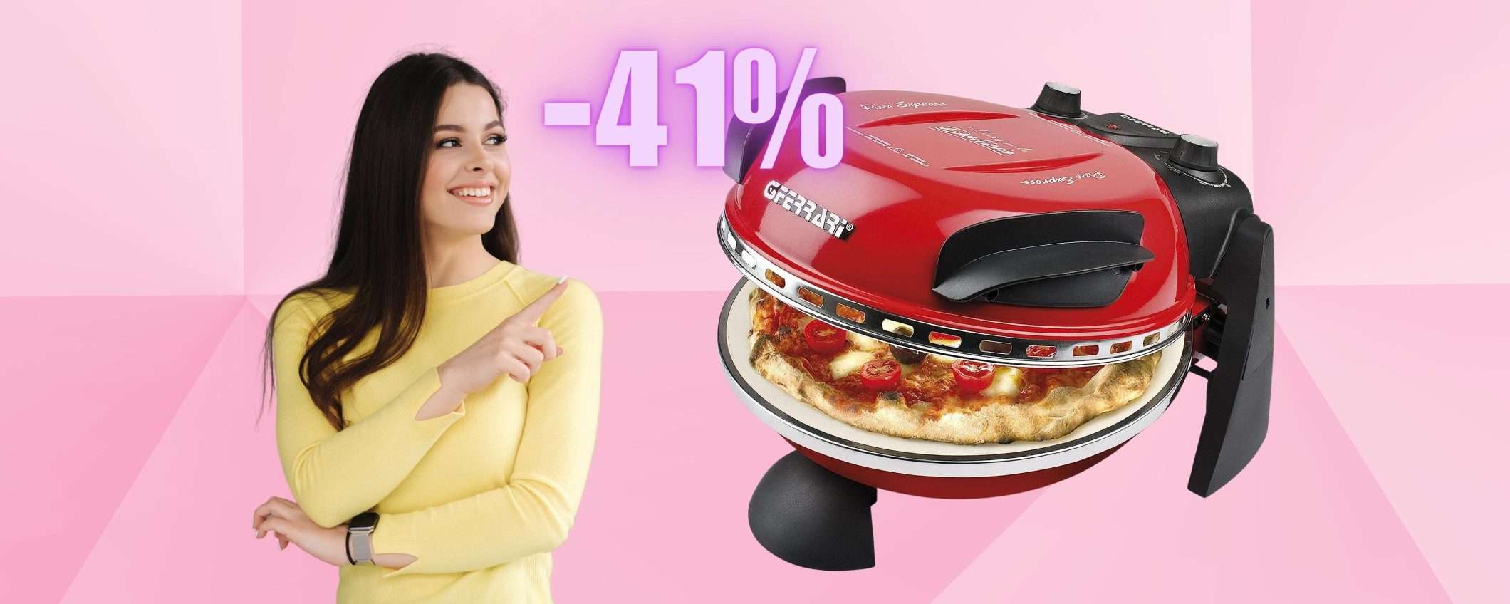G3 Ferrari: con questo fornetto fai la pizza in 5 MINUTI (-41%) G3 Ferrari: con questo fornetto fai la pizza in 5 MINUTI (-41%)