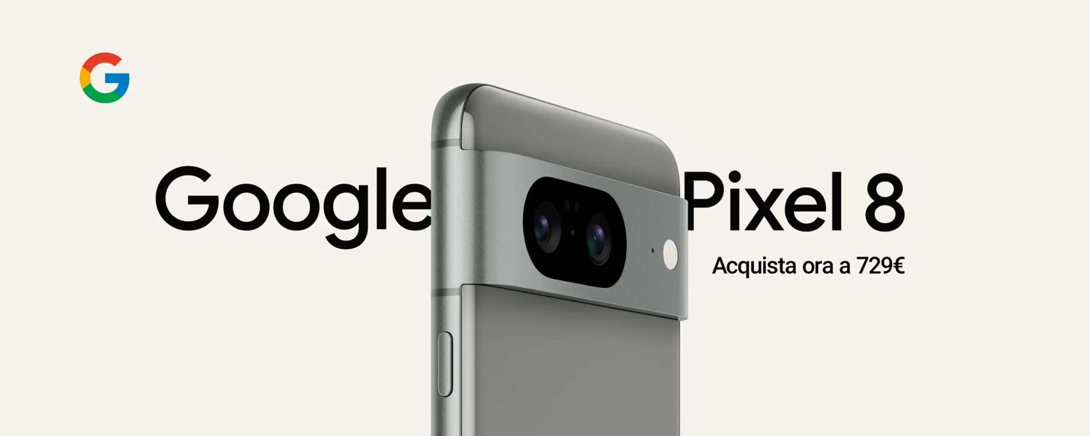 Google Pixel 8 in offerta a 729€ per il 