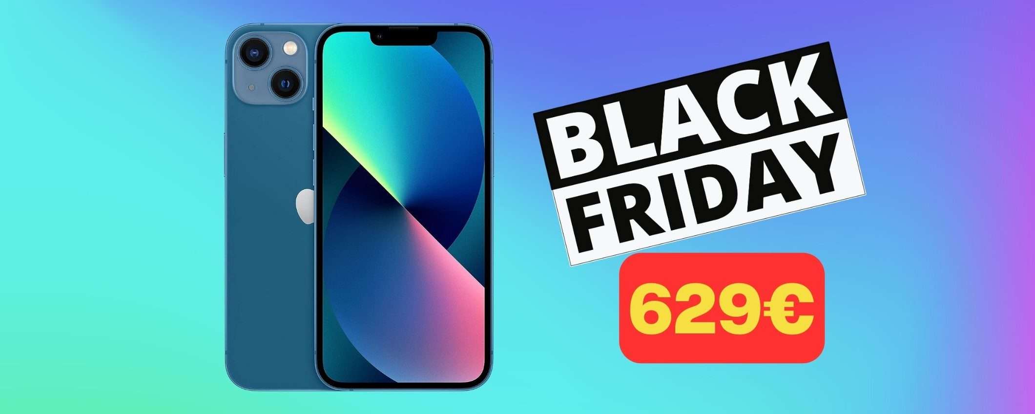 iPhone 13 in BOMBA BLACK FRIDAY su Amazon: è il minimo storico assoluto iPhone 13 in BOMBA BLACK FRIDAY su Amazon: è il minimo storico assoluto