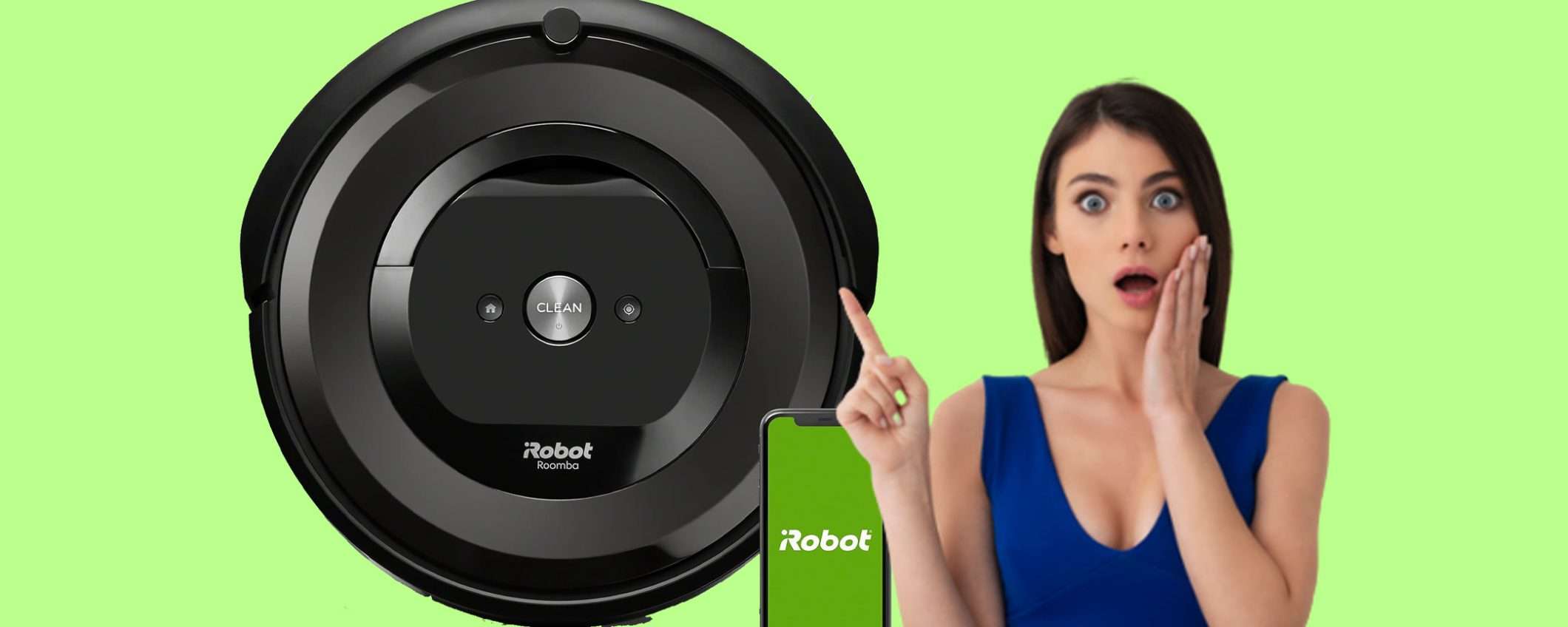iRobot Roomba e6192 in super offerta: sconto BOMBA del 31% iRobot Roomba e6192 in super offerta: sconto BOMBA del 31%