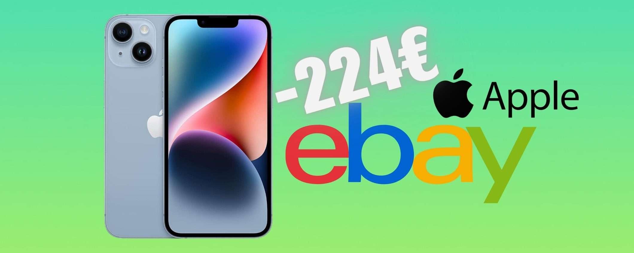 iPhone 14 da 128GB su eBay a PREZZO STRACCIATO (-224€) iPhone 14 da 128GB su eBay a PREZZO STRACCIATO (-224€)