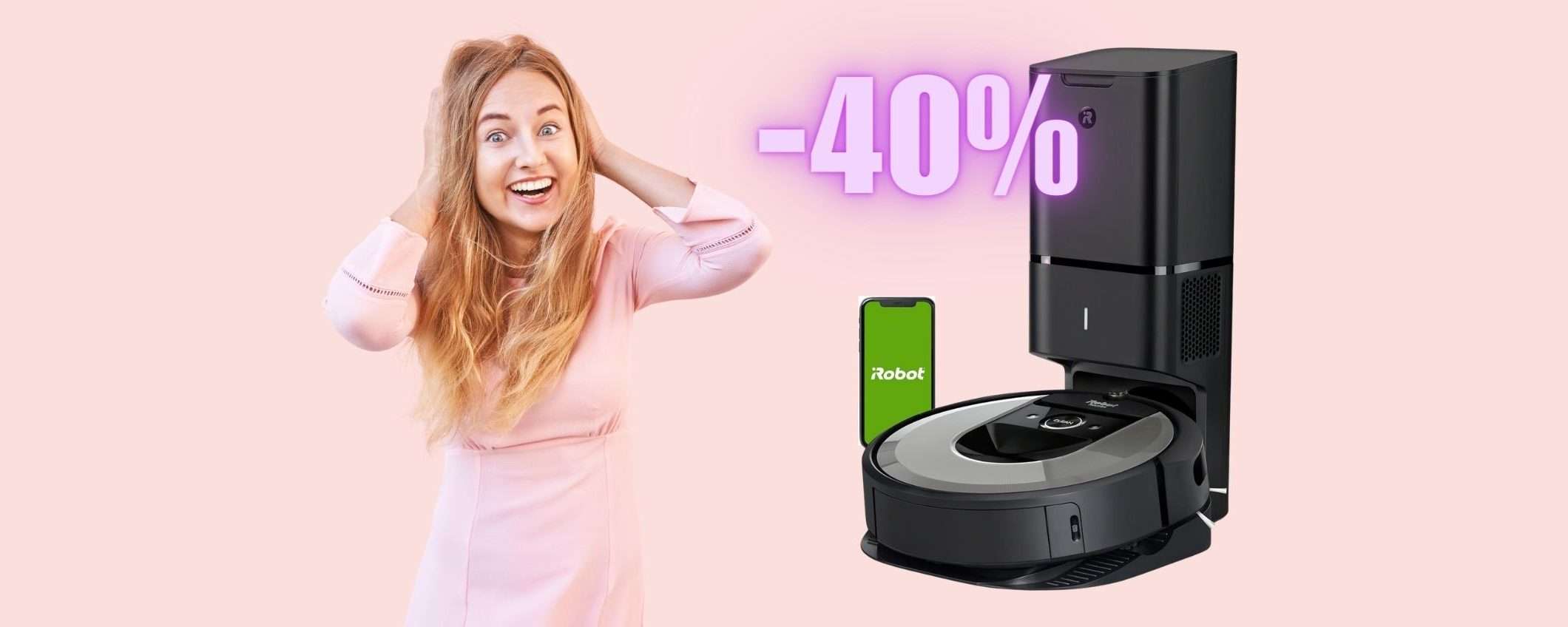 iRobot Roomba i7: robot STRABILIANTE a 400€ in MENO iRobot Roomba i7: robot STRABILIANTE a 400€ in MENO