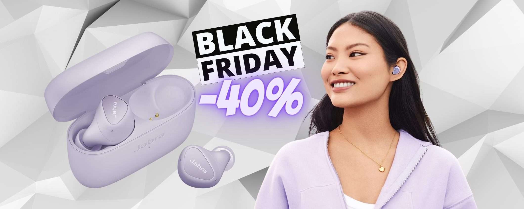 Jabra Elite 4 al MINIMO STORICO con il Black Friday Amazon (-40%) Jabra Elite 4 al MINIMO STORICO con il Black Friday Amazon (-40%)