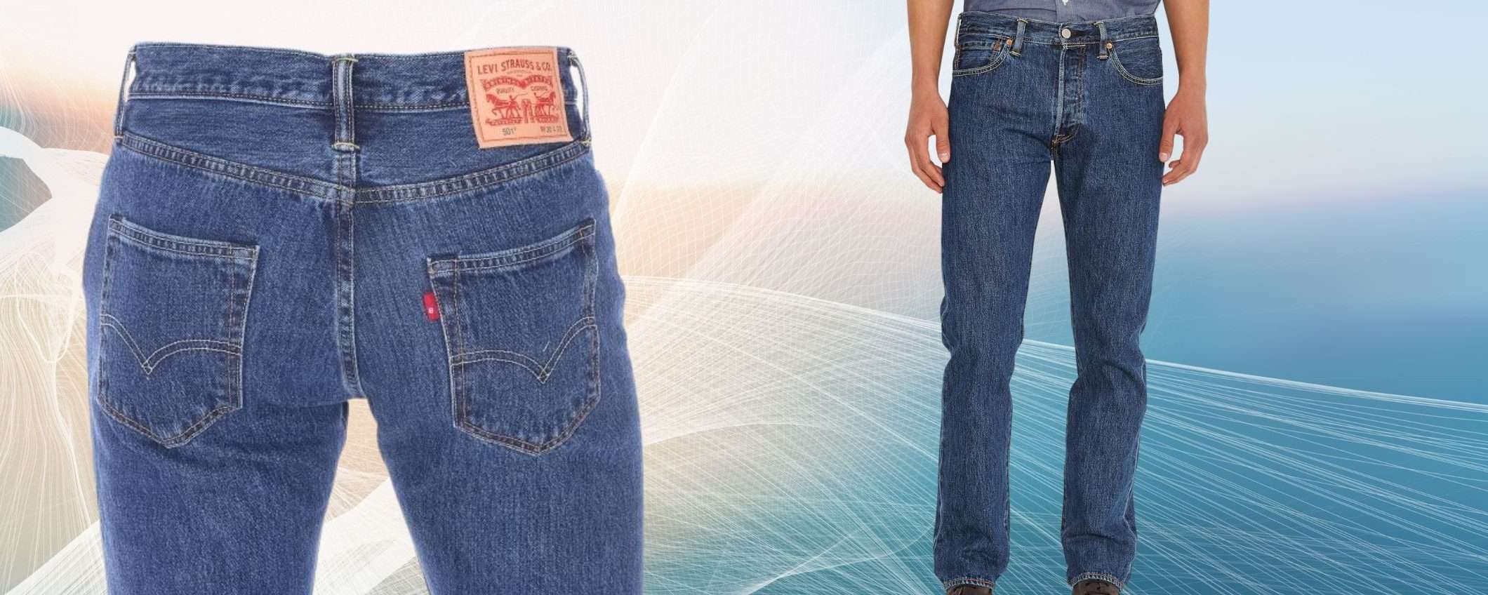 Jeans Levi's 501 da 33€ su Amazon: sconto SCONCERTANTE (fino a -63%) Jeans Levi's 501 da 33€ su Amazon: sconto SCONCERTANTE (fino a -63%)