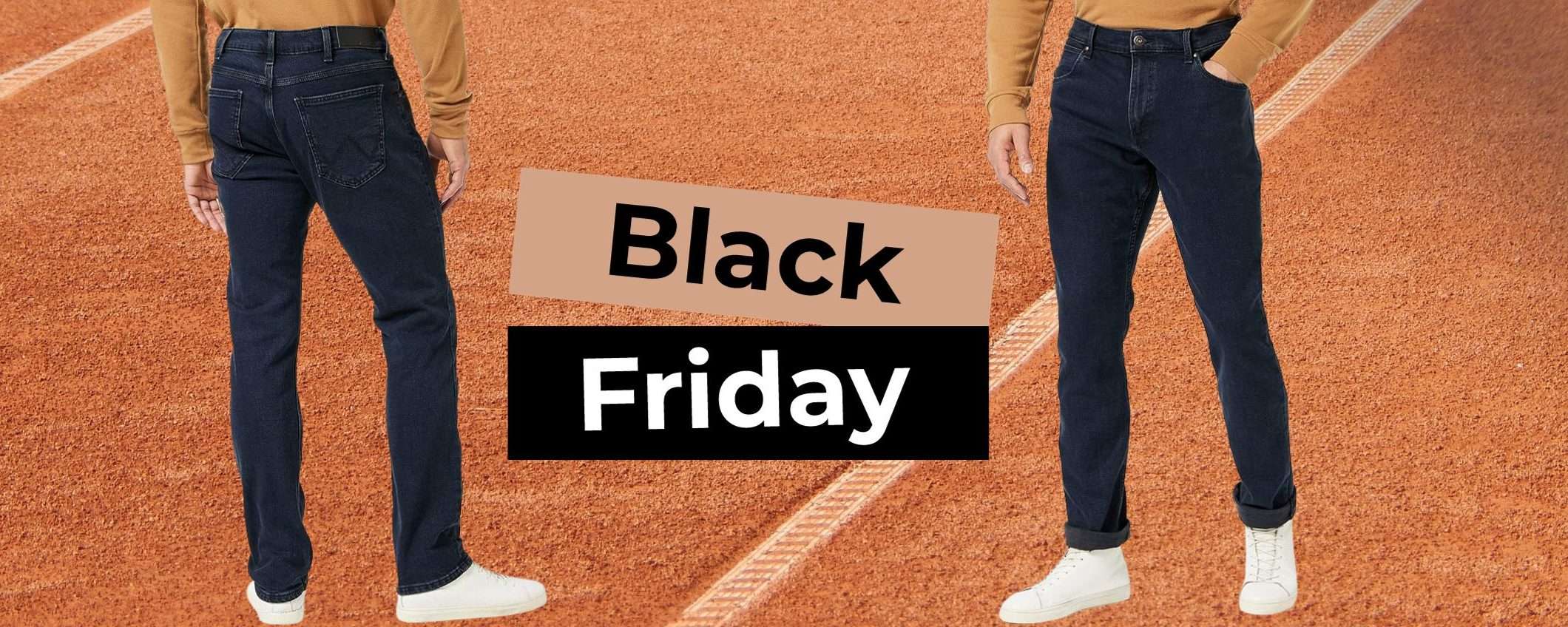 Jeans Wrangler da 11€ su Amazon: BOMBA Black Friday, sconto fino al 77% Jeans Wrangler da 11€ su Amazon: BOMBA Black Friday, sconto fino al 77%