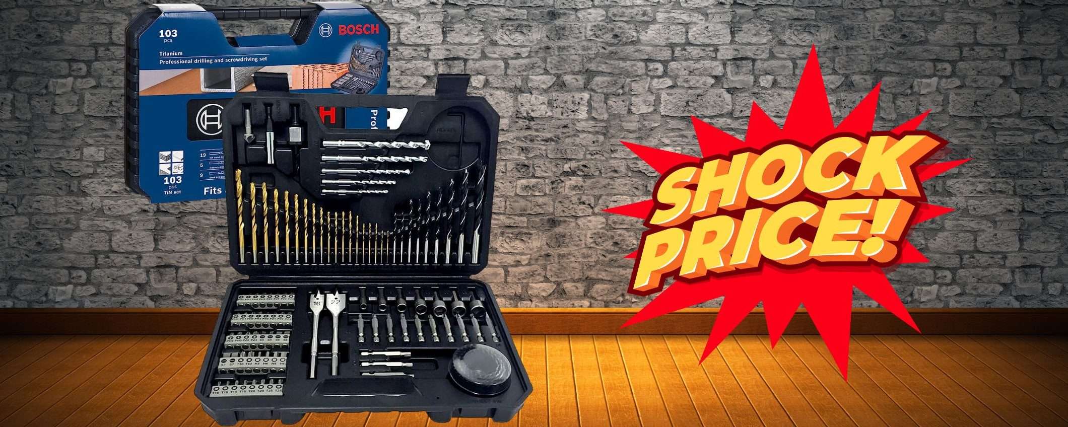 Bosch Professional, torna la BOMBA: 22€ per il kit 103 in 1 con custodia Bosch Professional, torna la BOMBA: 22€ per il kit 103 in 1 con custodia