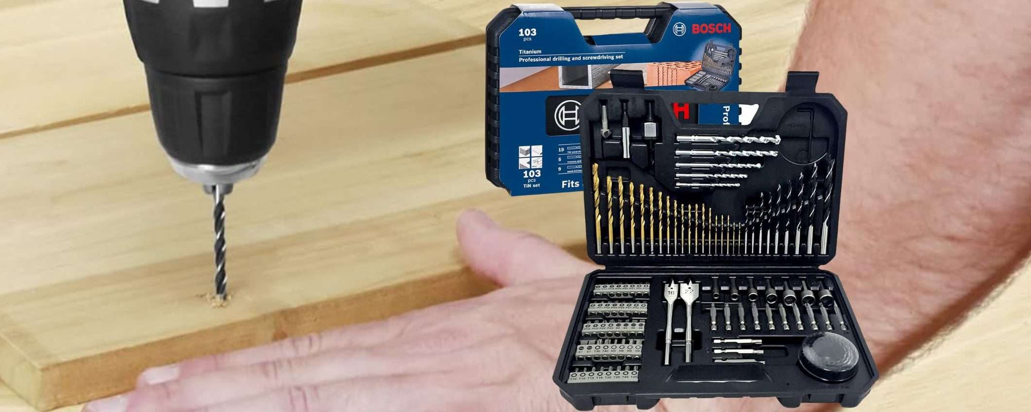 Bosch Professional, la BOMBA: solo 22€ per il MEGA kit 103 in 1 su Amazon Bosch Professional, la BOMBA: solo 22€ per il MEGA kit 103 in 1 su Amazon