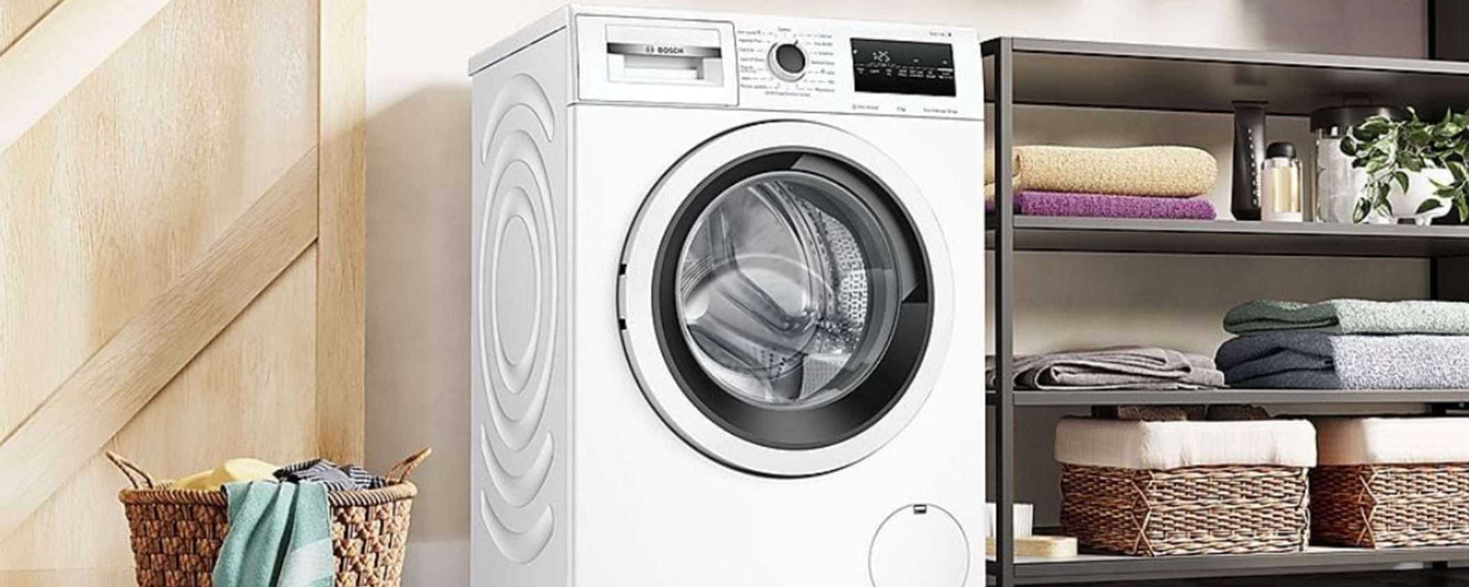 Lavatrice Bosch 9 kg Classe A in super offerta a 499€ da MediaWorld (Black Friday) Lavatrice Bosch 9 kg Classe A in super offerta a 499€ da MediaWorld (Black Friday)