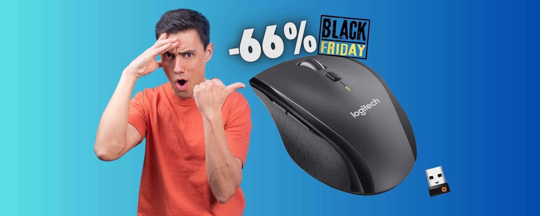 Logitech M705 Marathon: BOMBA Amazon per il mouse wireless (19€) Logitech M705 Marathon: BOMBA Amazon per il mouse wireless (19€)
