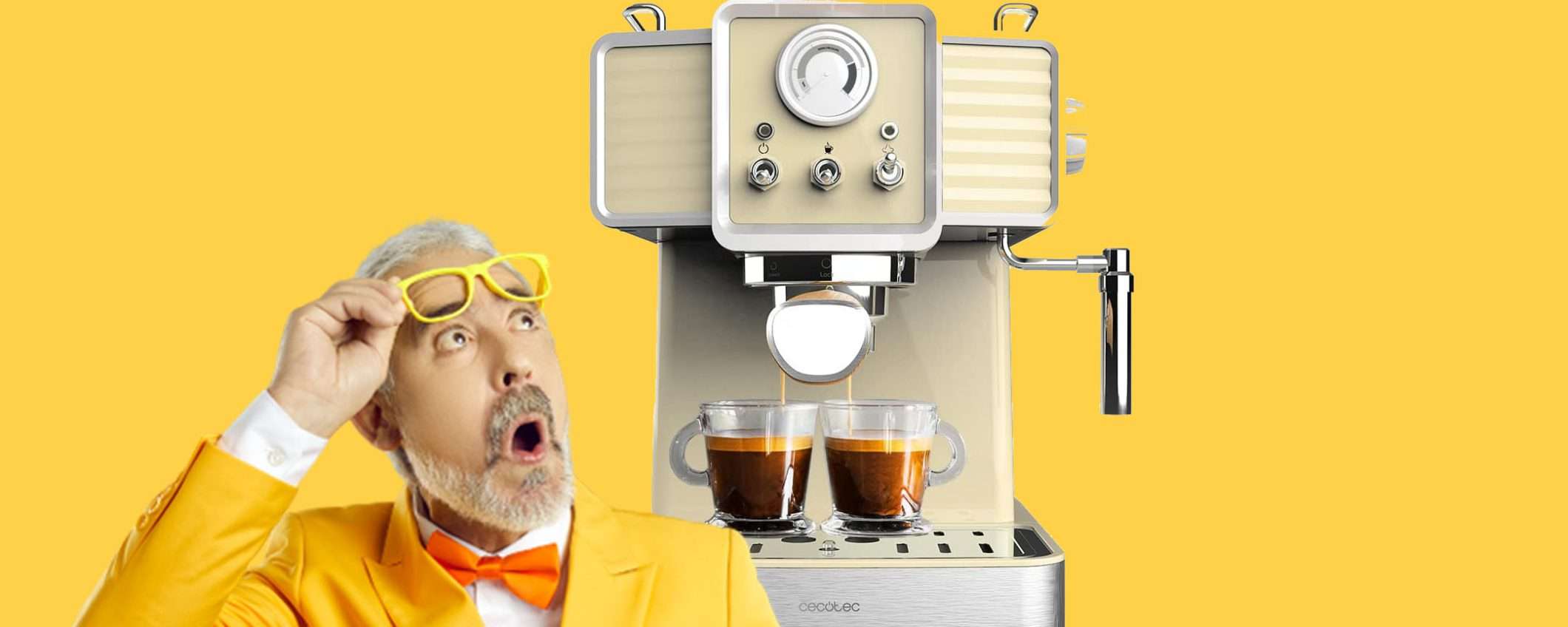 Macchina per caffè e cappuccino Cecotec in offerta BOMBA Macchina per caffè e cappuccino Cecotec in offerta BOMBA