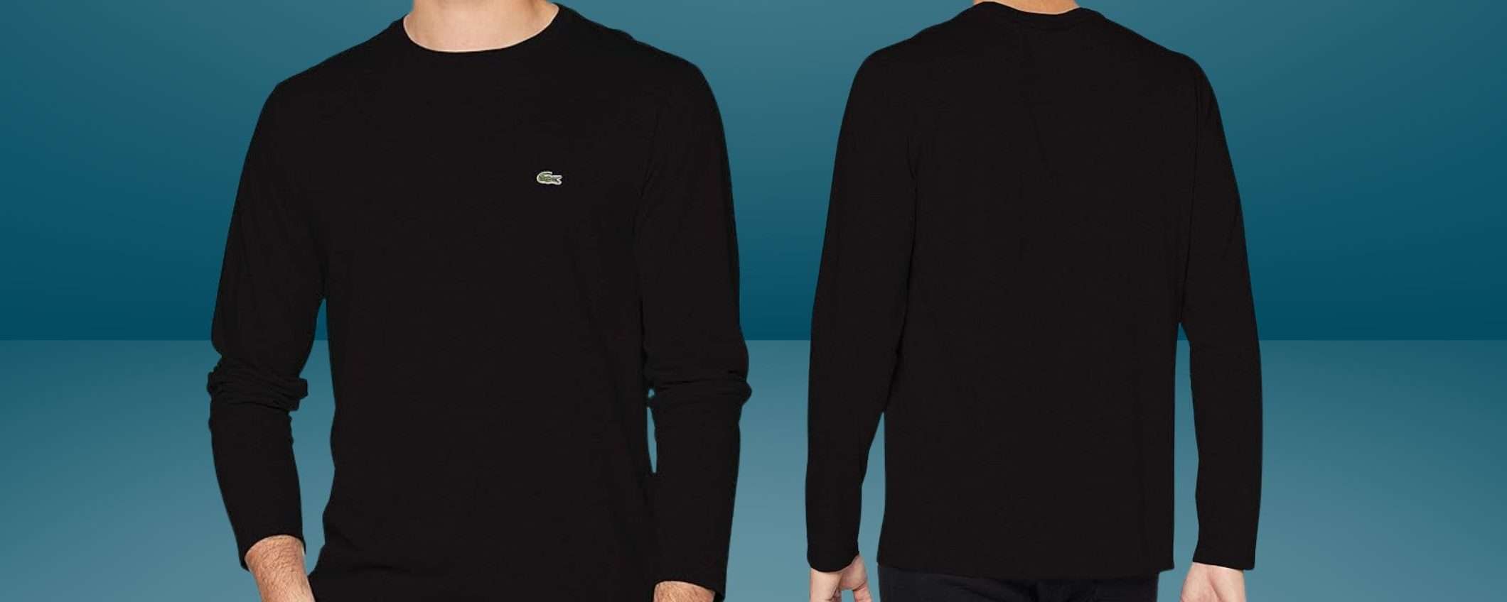 Lacoste: 42€ per questa maglia a maniche lunghe, sconto ASSURDO su Amazon Lacoste: 42€ per questa maglia a maniche lunghe, sconto ASSURDO su Amazon