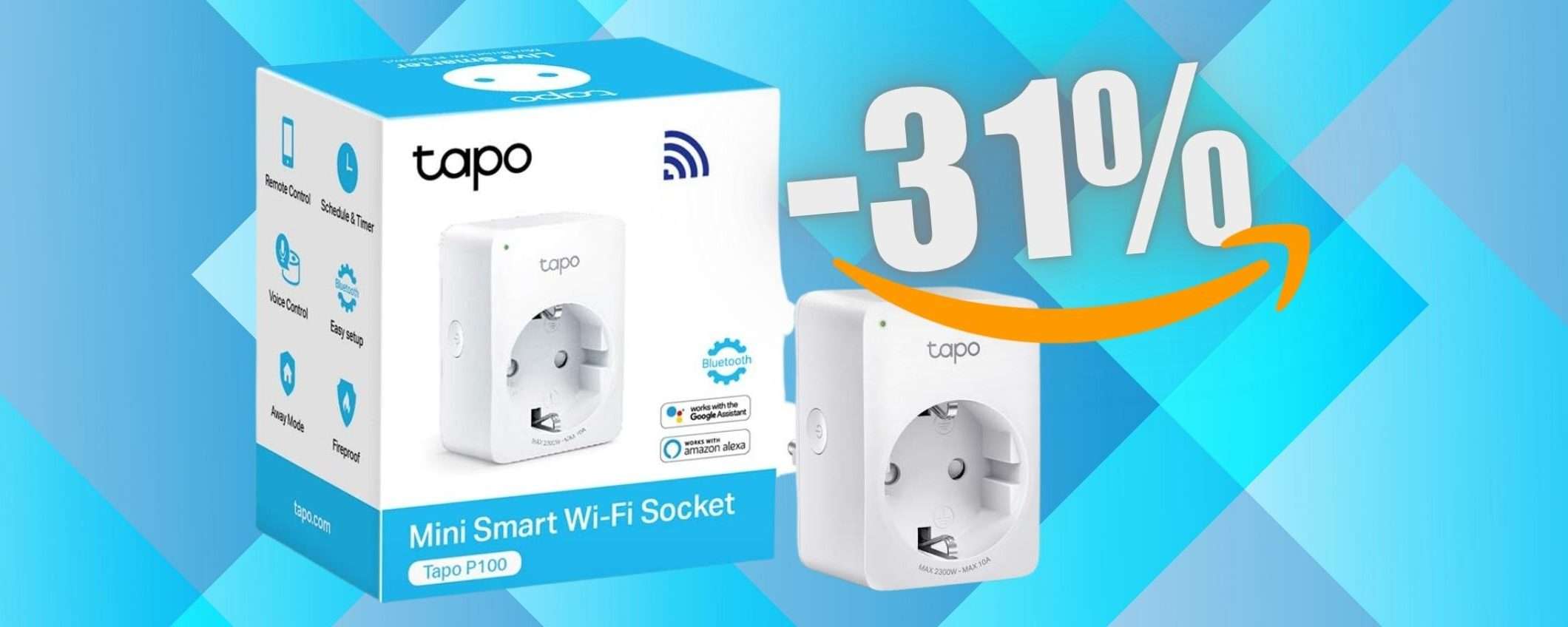 MENO di 9€ per la presa WiFi TP-Link, tutto intelligente (Amazon) MENO di 9€ per la presa WiFi TP-Link, tutto intelligente (Amazon)