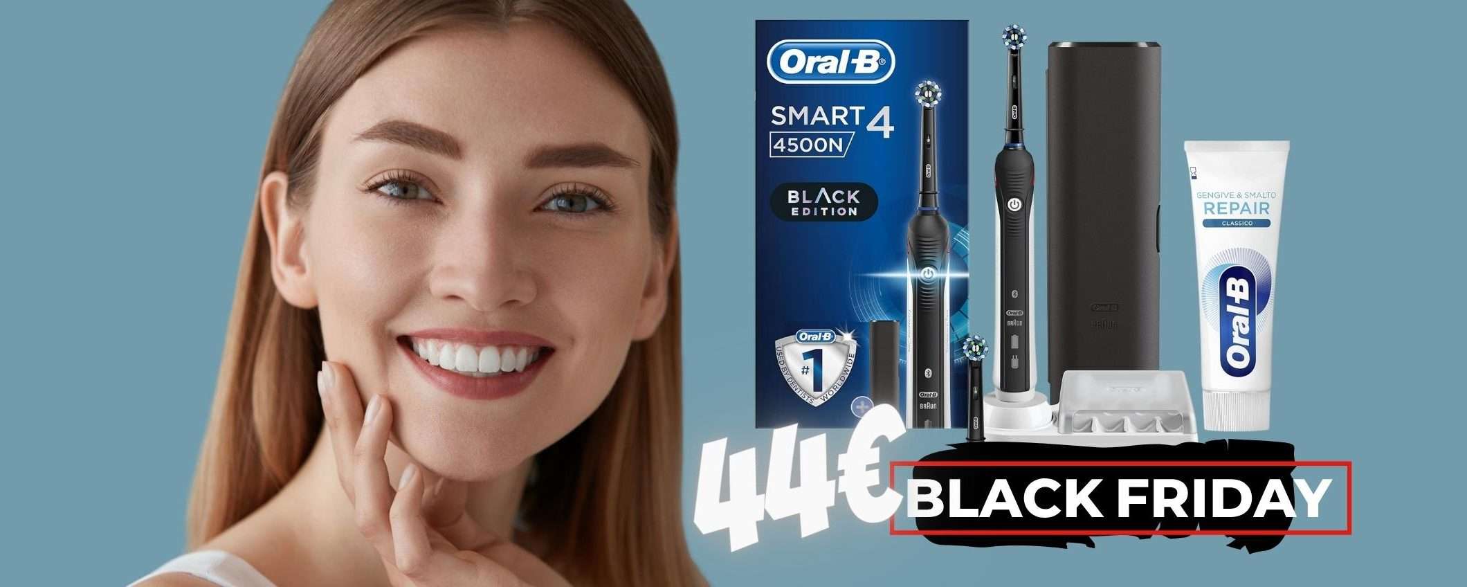 Il MIGLIORE spazzolino elettrico, Oral-B Smart 4, al 44% (limitato)