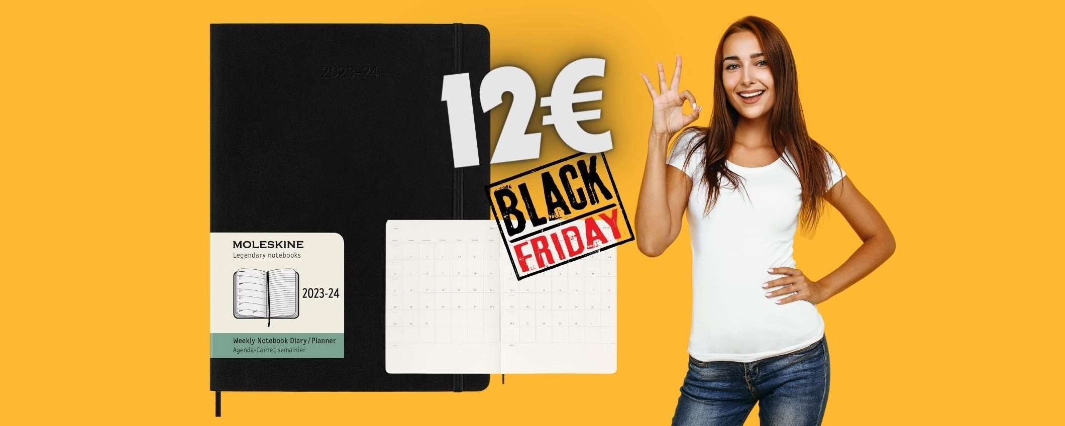 Moleskine (2024): la MIGLIORE agenda di sempre a SOLI 12€ Moleskine (2024): la MIGLIORE agenda di sempre a SOLI 12€