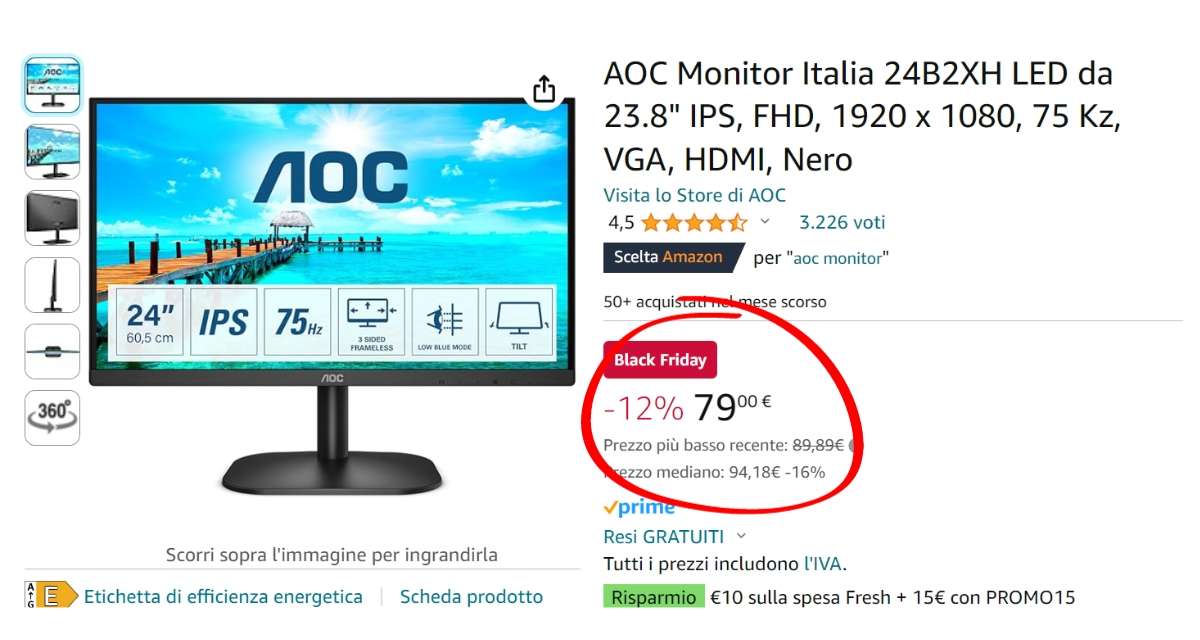 monitor-23-8-pollici-soli-79e-prezzo-folle-amazon-sconto