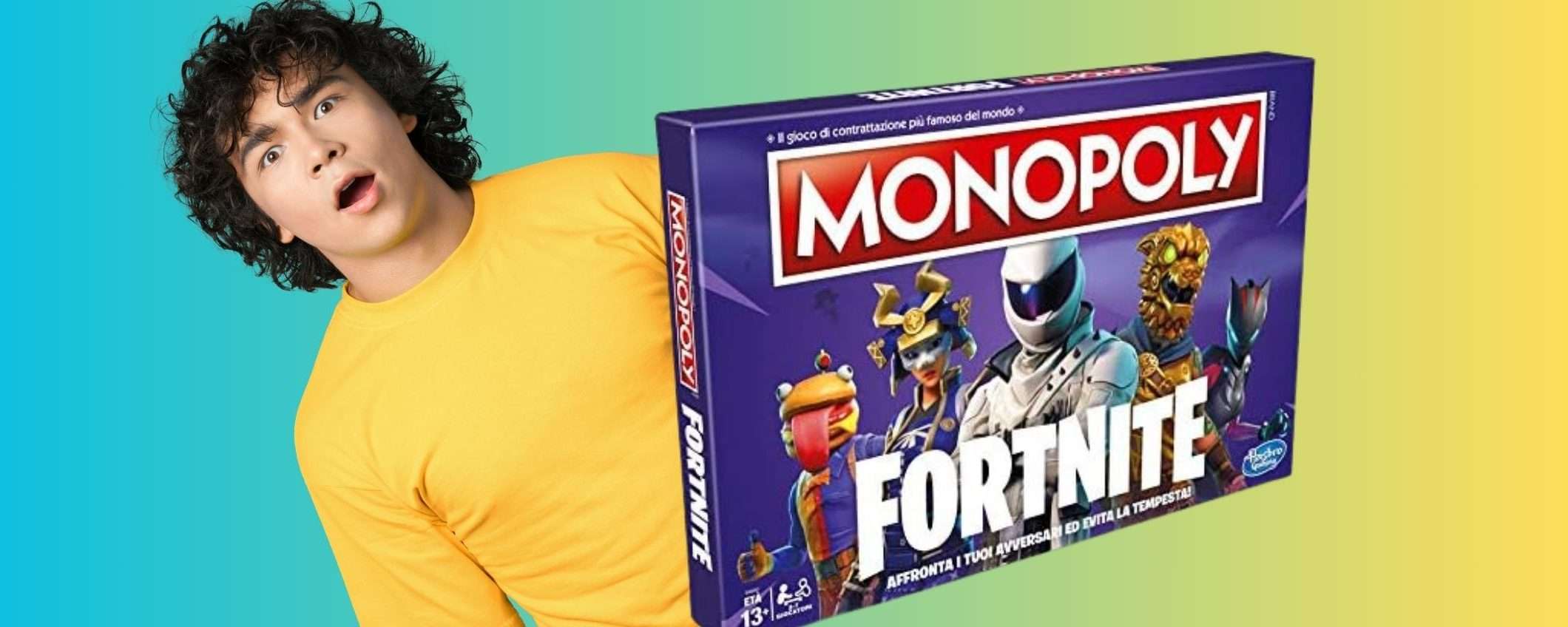 Monopoly edizione Fortnite: da 2 a 7 giocatori in OFFERTA a 28€ Monopoly edizione Fortnite: da 2 a 7 giocatori in OFFERTA a 28€