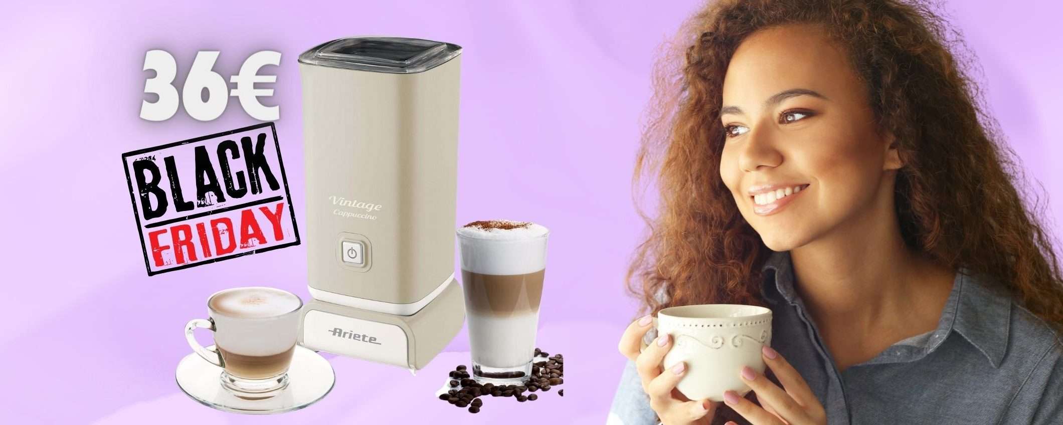 Montalatte elettrico Ariete: cappuccino come al Bar in 2 minuti (36€) Montalatte elettrico Ariete: cappuccino come al Bar in 2 minuti (36€)