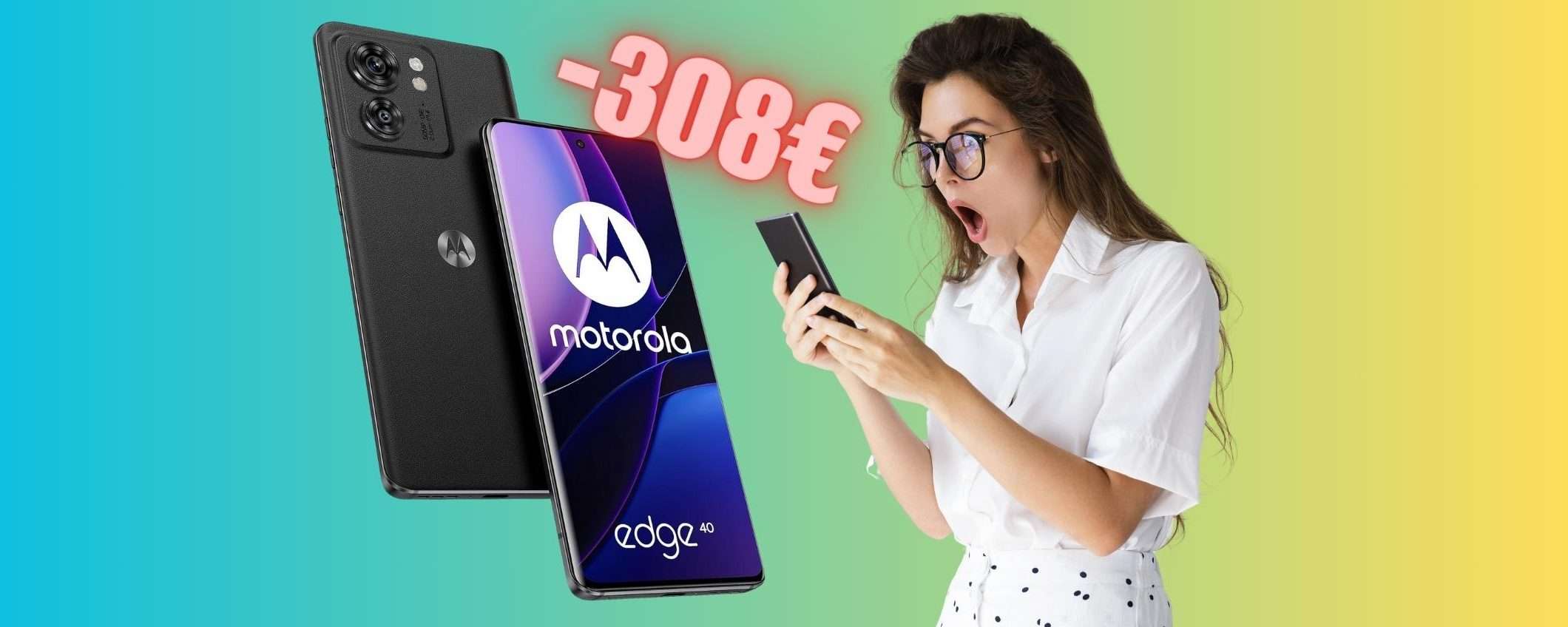 Motorola edge 40 in MEGA SCONTO di 308€: Amazon esagera Motorola edge 40 in MEGA SCONTO di 308€: Amazon esagera