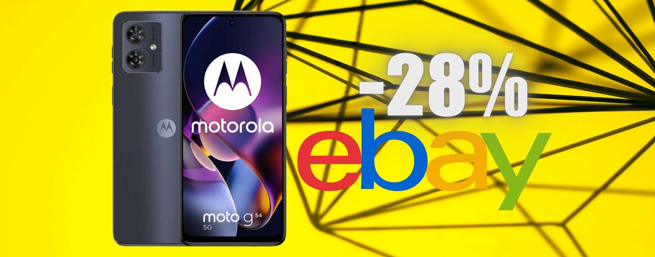 Preço de venda do Motorola Moto G54 5G no eBay (-28%)