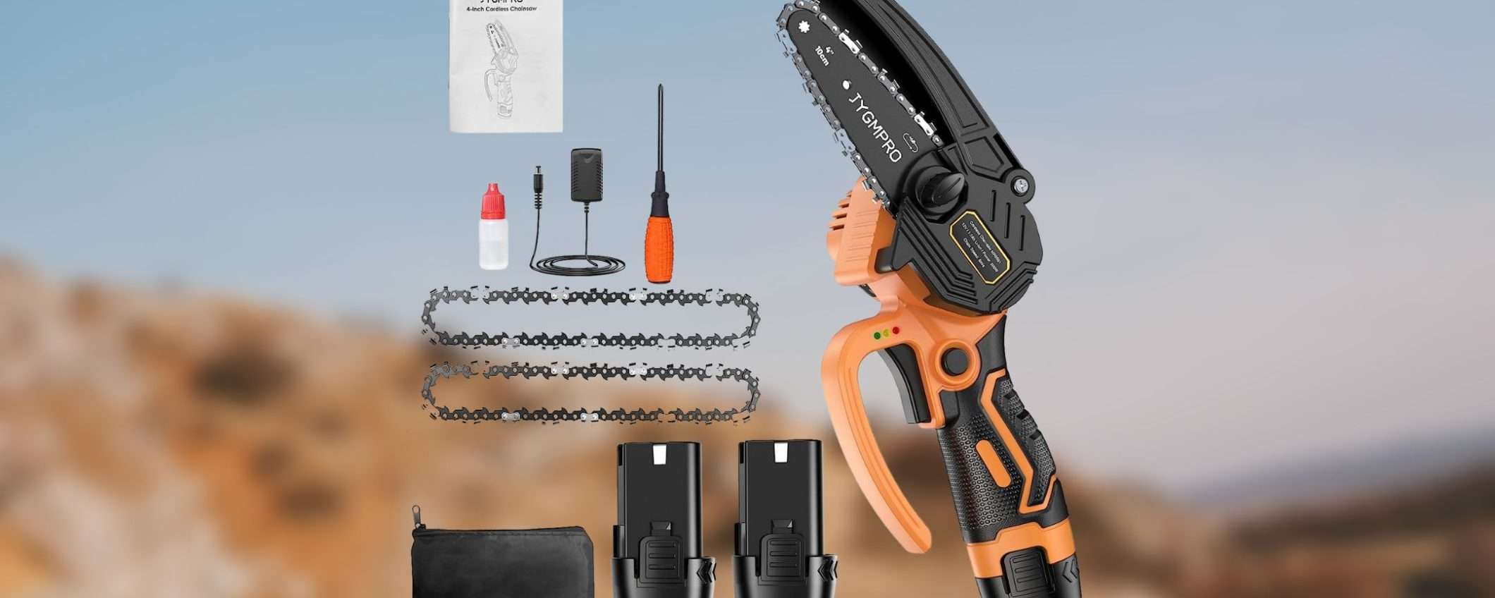 Motosega con 2 batterie a 41€: versatile, POTENTE e compatta Motosega con 2 batterie a 41€: versatile, POTENTE e compatta