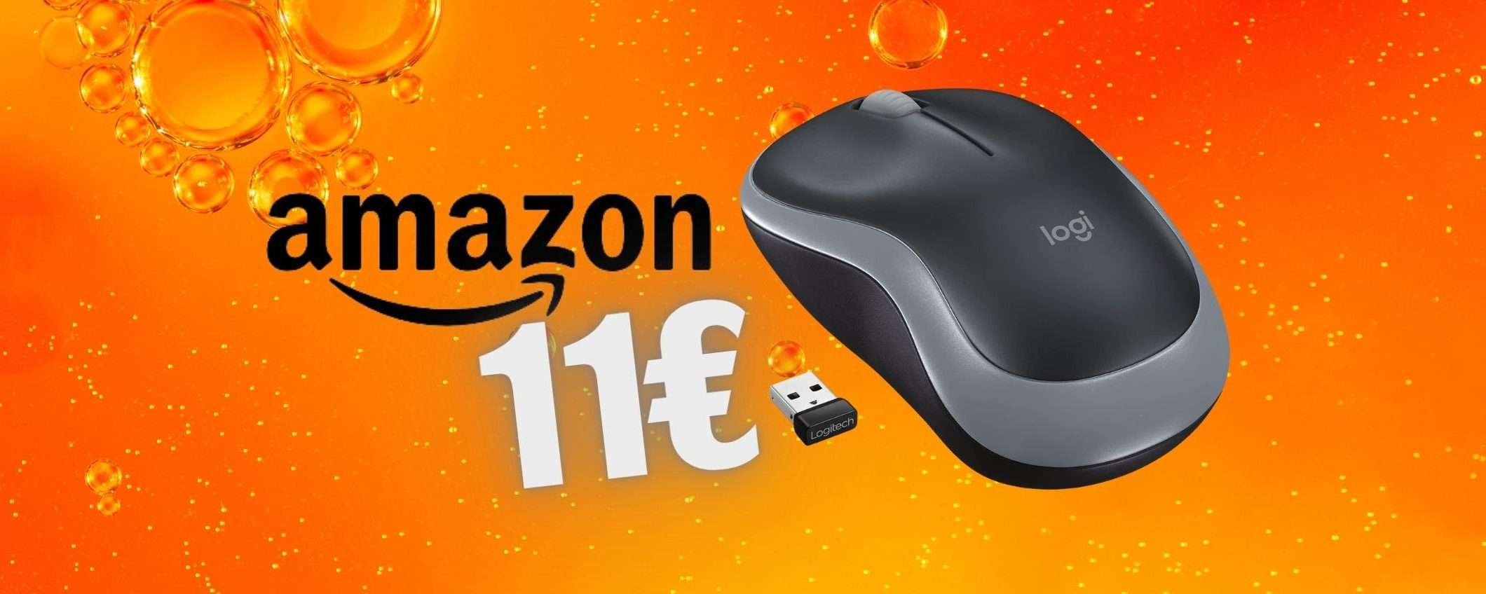 Il mouse wireless più ECONOMICO è Logitech M185, solo 11€ Il mouse wireless più ECONOMICO è Logitech M185, solo 11€