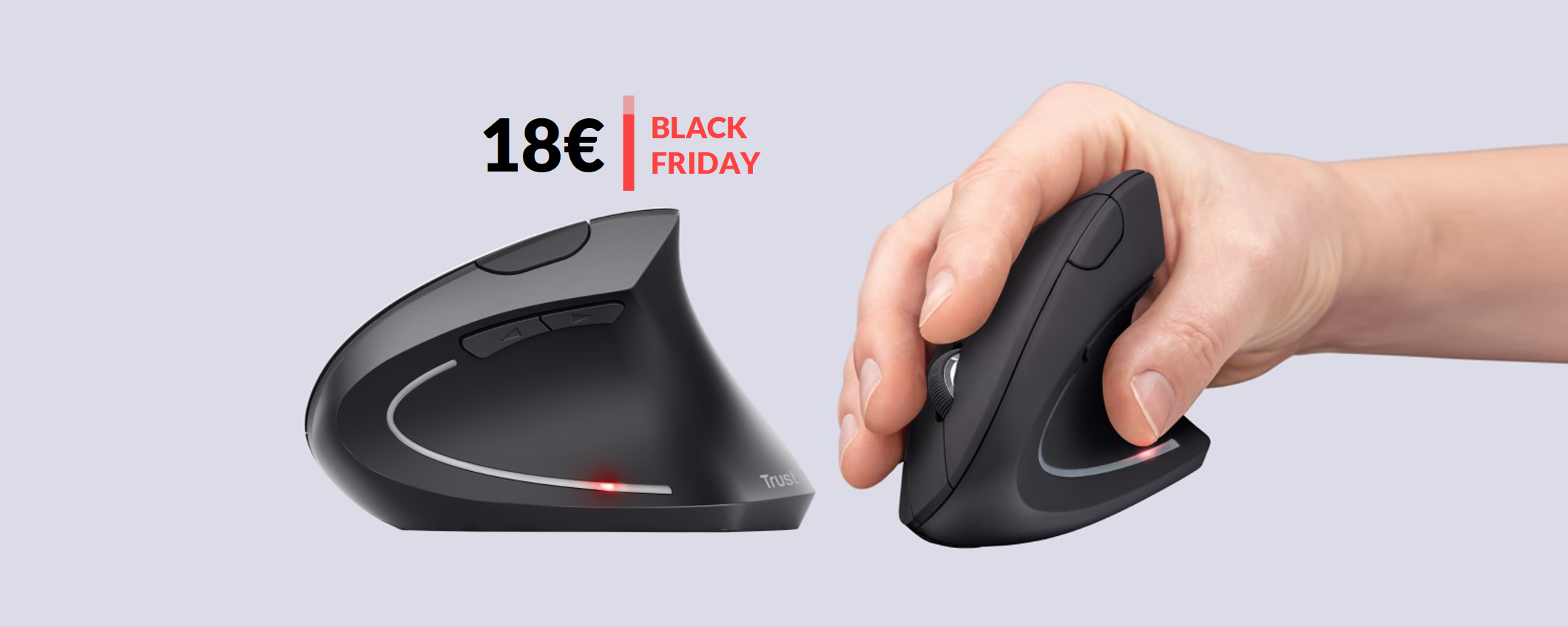 Mouse wireless VERTICALE a 18€: prova con mano l'innovazione Mouse wireless VERTICALE a 18€: prova con mano l'innovazione