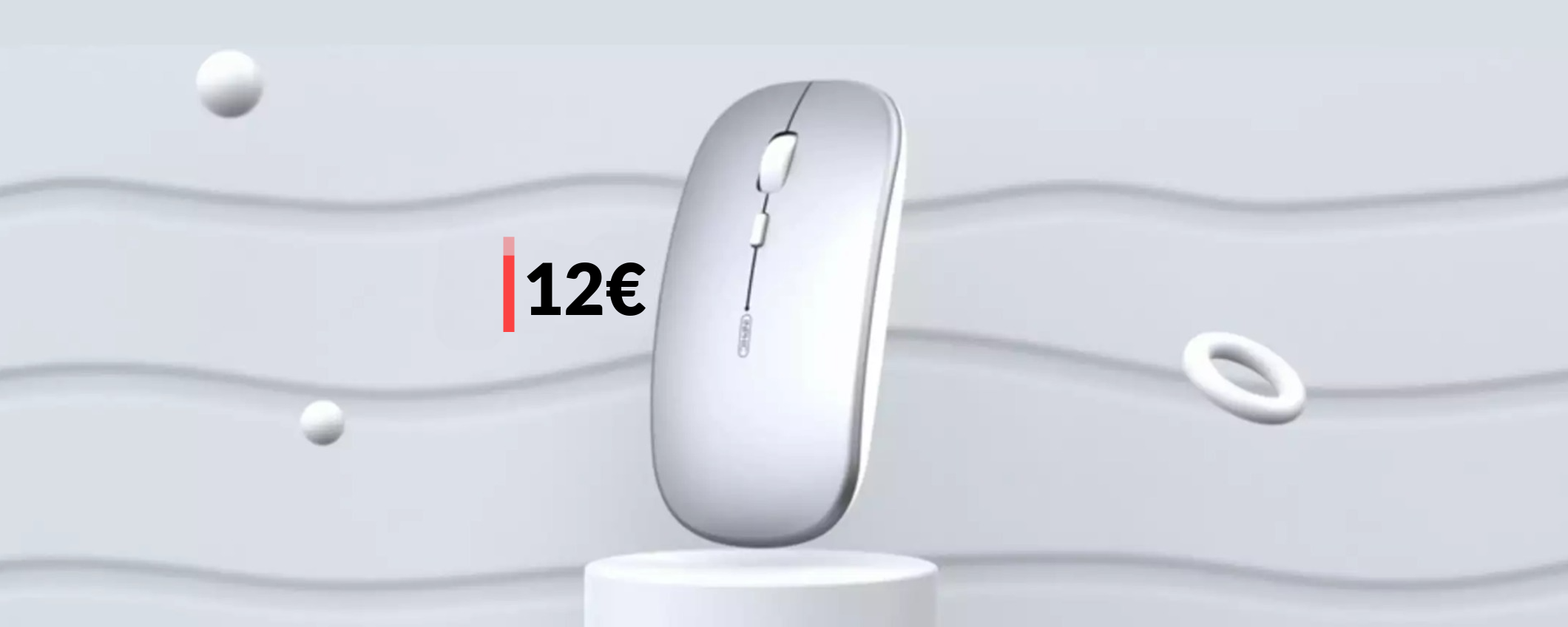 Mouse wireless infallibile, ergonomico e silenzioso: tuo con 12€ Mouse wireless infallibile, ergonomico e silenzioso: tuo con 12€