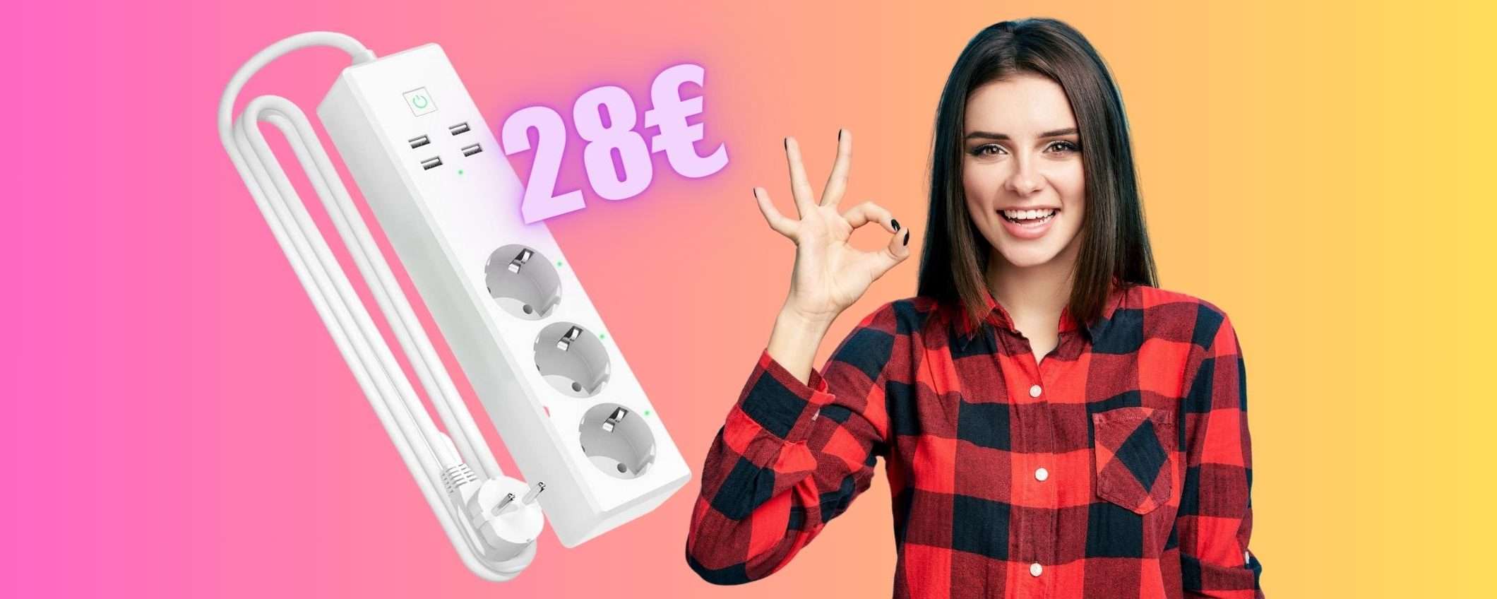 Multipresa smart compatibile con i comandi vocali a SOLI 28€ Multipresa smart compatibile con i comandi vocali a SOLI 28€